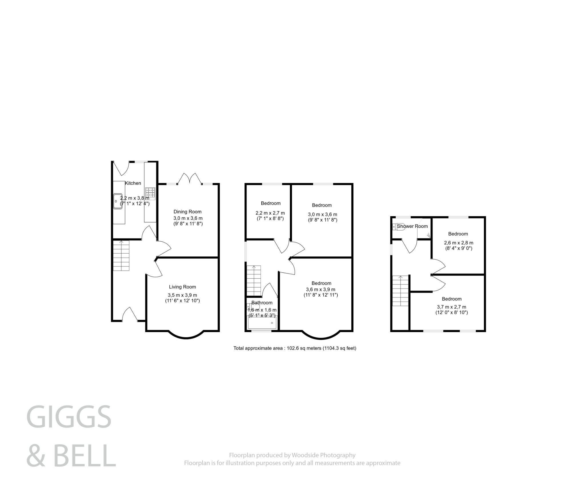 5 bed semi-detached house for sale in Wychwood Avenue, Luton - Property Floorplan