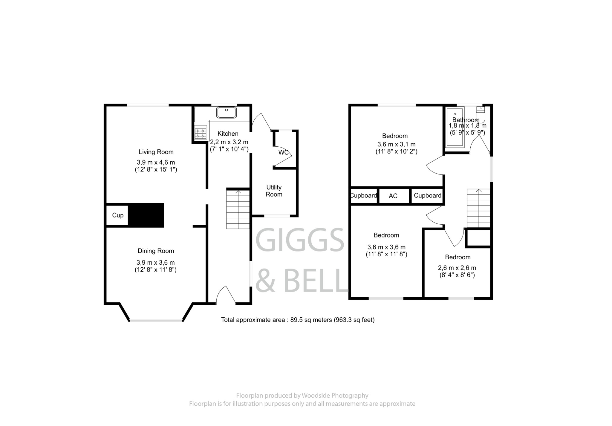 3 bed semi-detached house for sale in Burleigh Road, Hertford - Property Floorplan