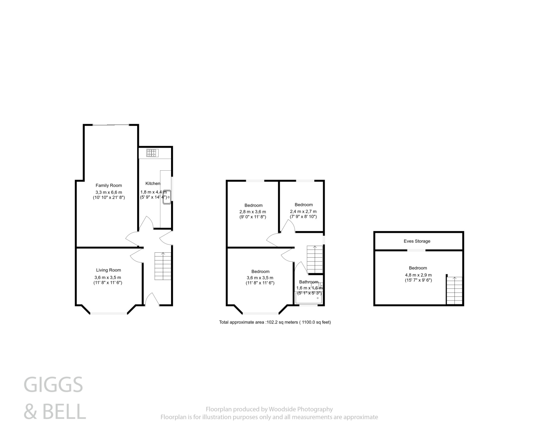 4 bed semi-detached house for sale in Grantham Road, Luton - Property Floorplan