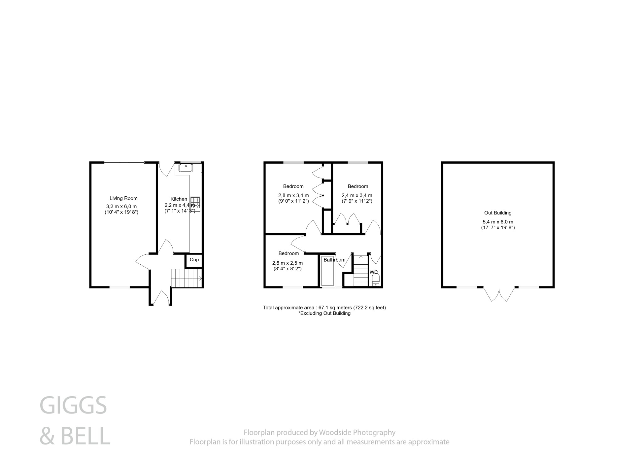 3 bed terraced house for sale in Little Church Road, Luton - Property Floorplan