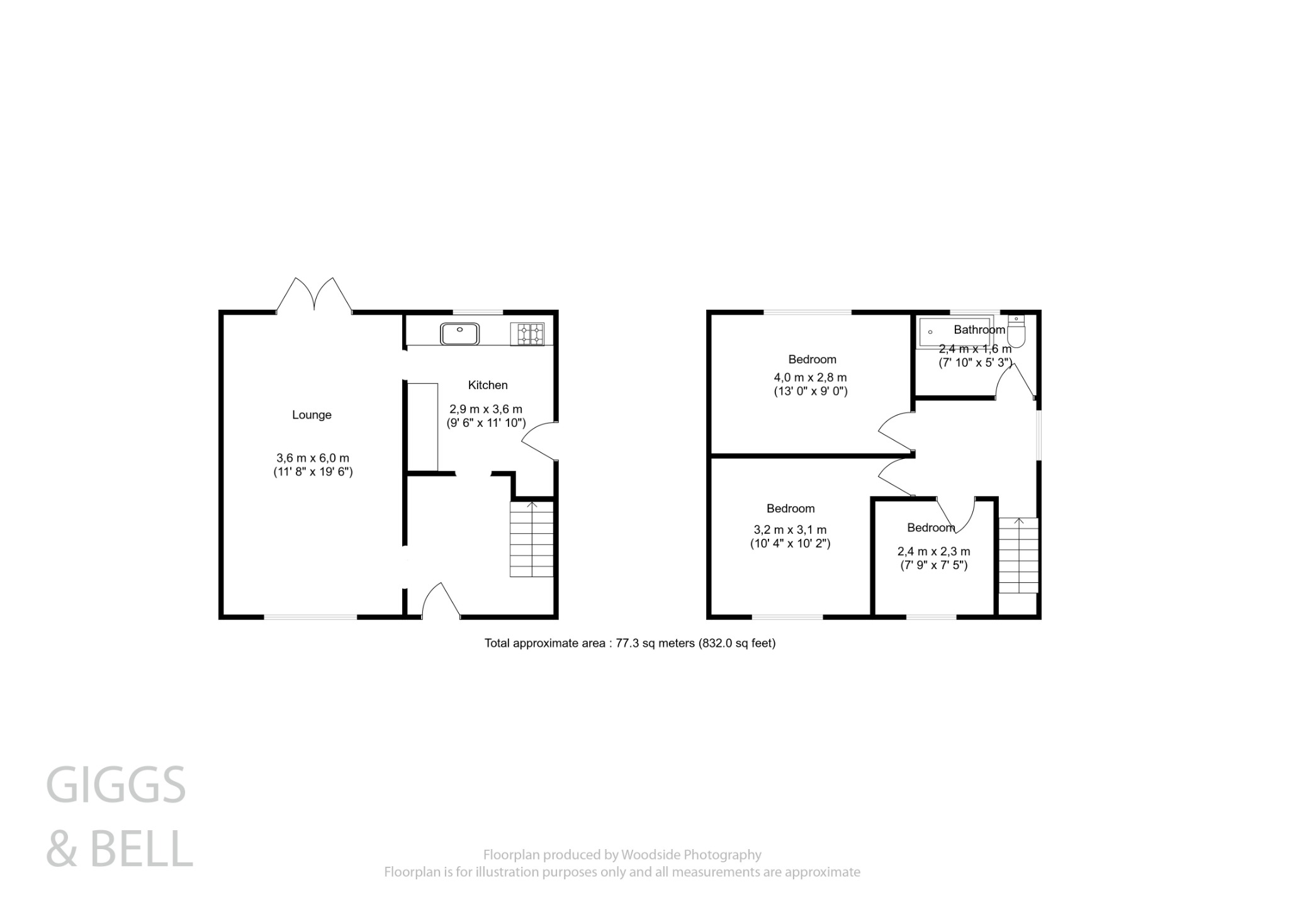 3 bed semi-detached house for sale in Cowridge Crescent, Luton - Property Floorplan