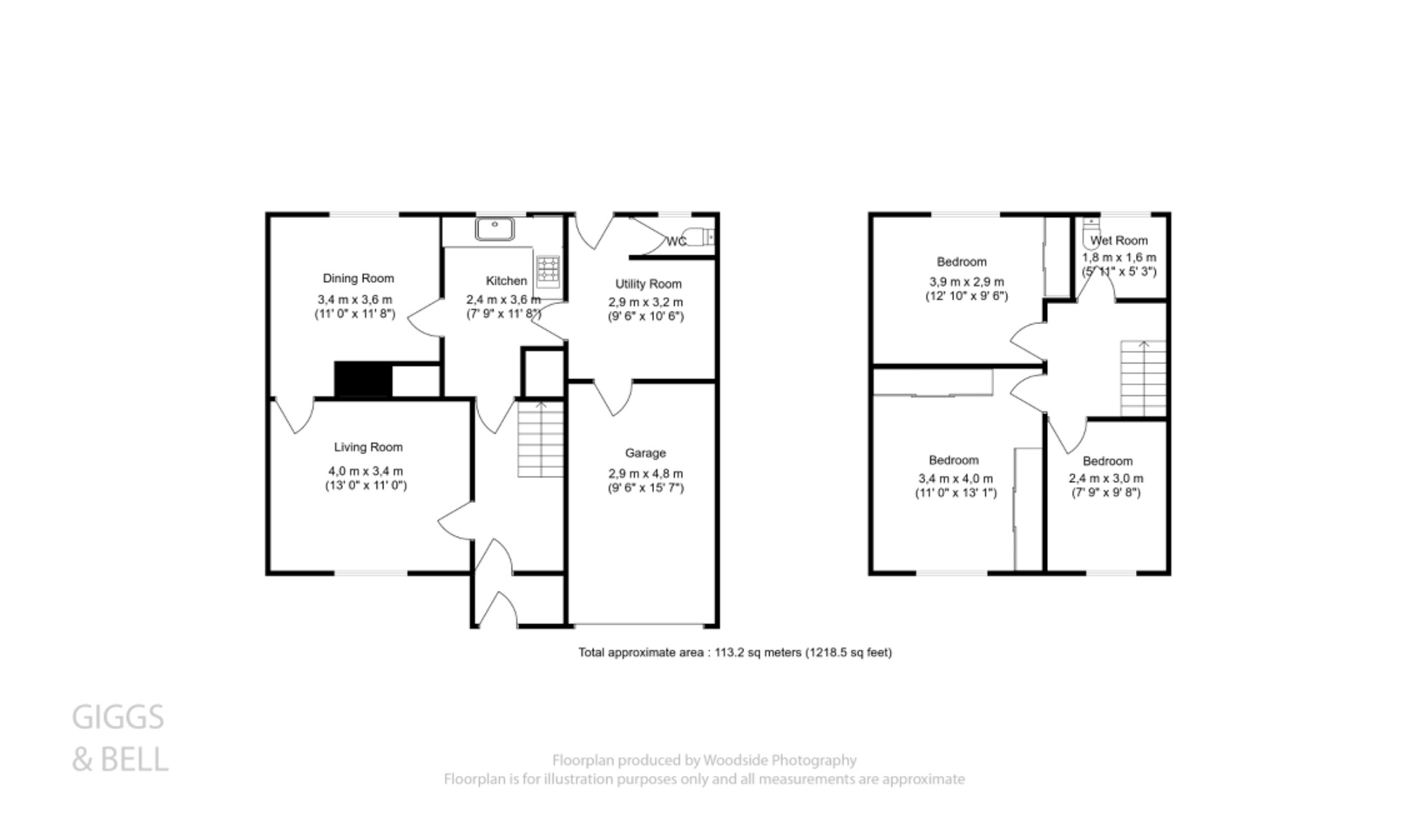 3 bed semi-detached house for sale in Woollam Crescent, St. Albans - Property Floorplan