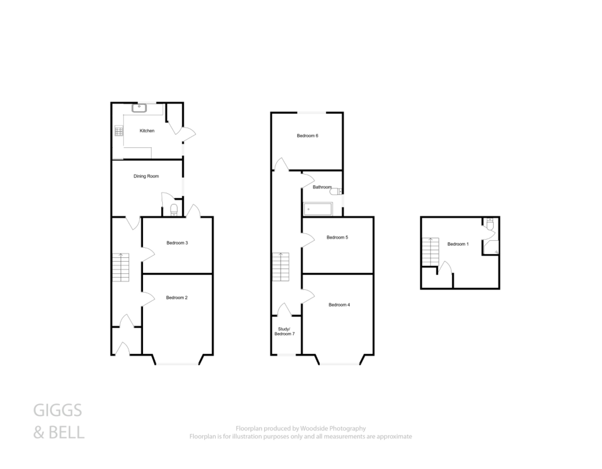 6 bed semi-detached house for sale in New Bedford Road, Luton - Property Floorplan