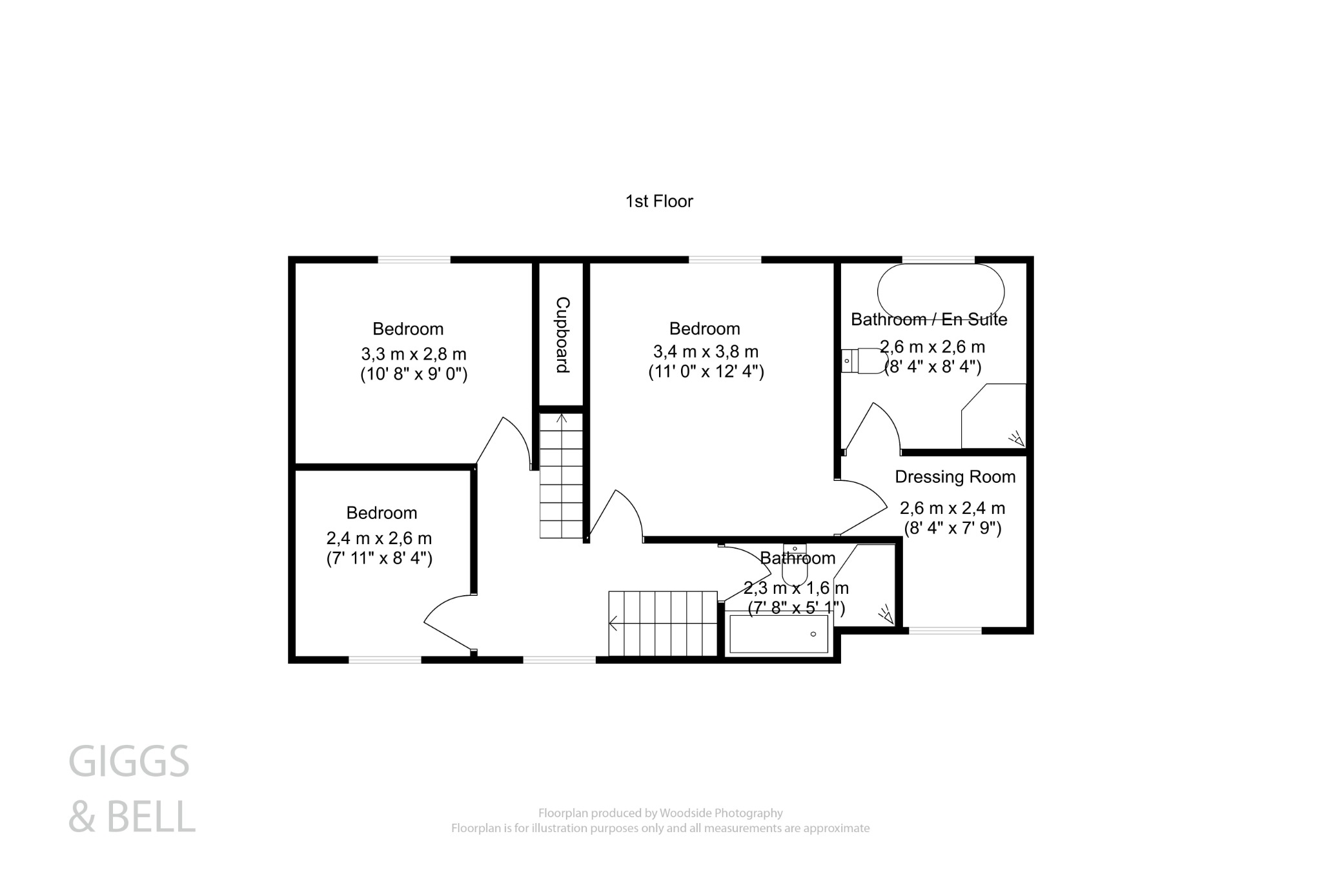 5 bed semi-detached house for sale in Santingfield North, Luton - Property Floorplan