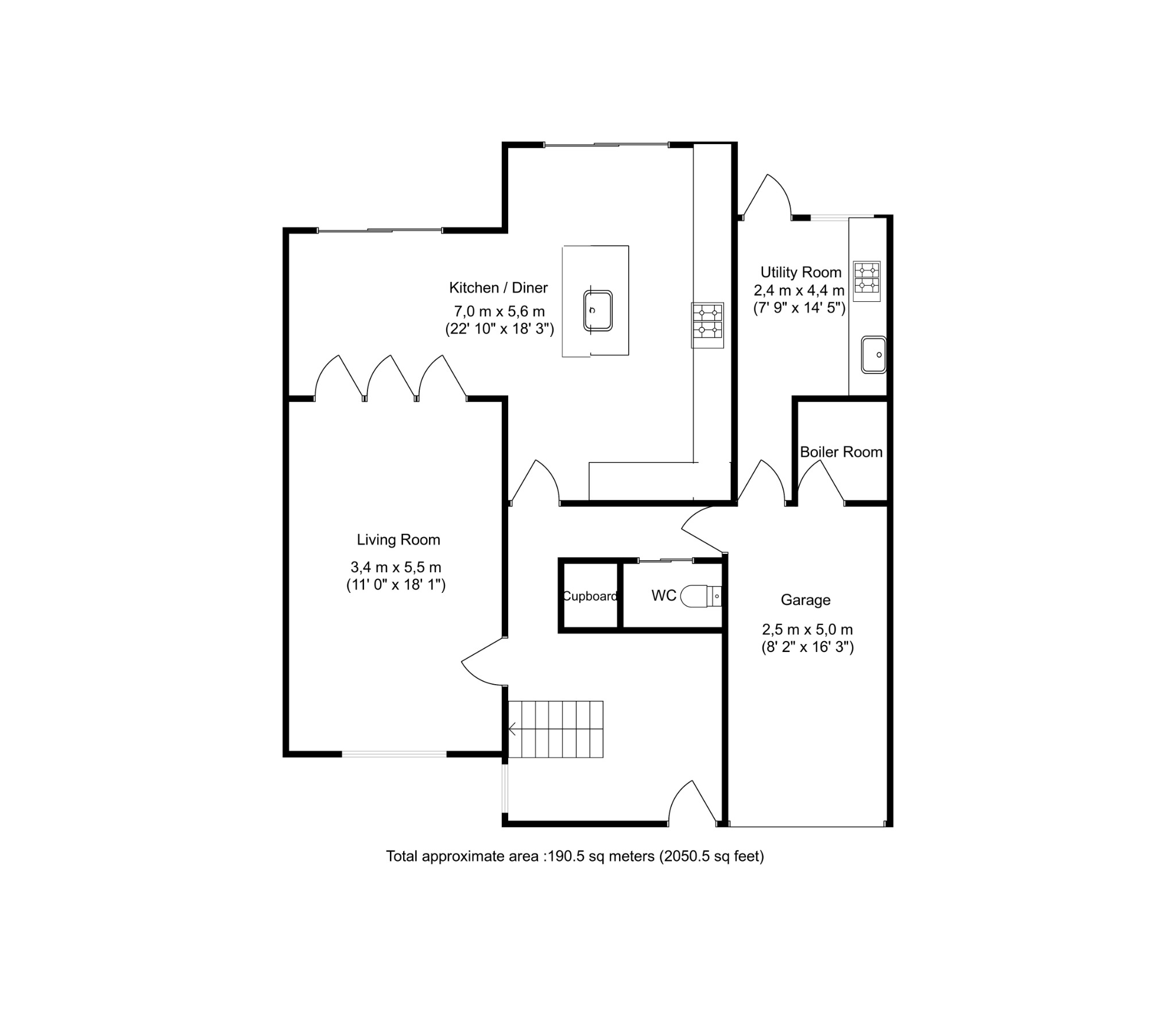 5 bed semi-detached house for sale in Santingfield North, Luton - Property Floorplan