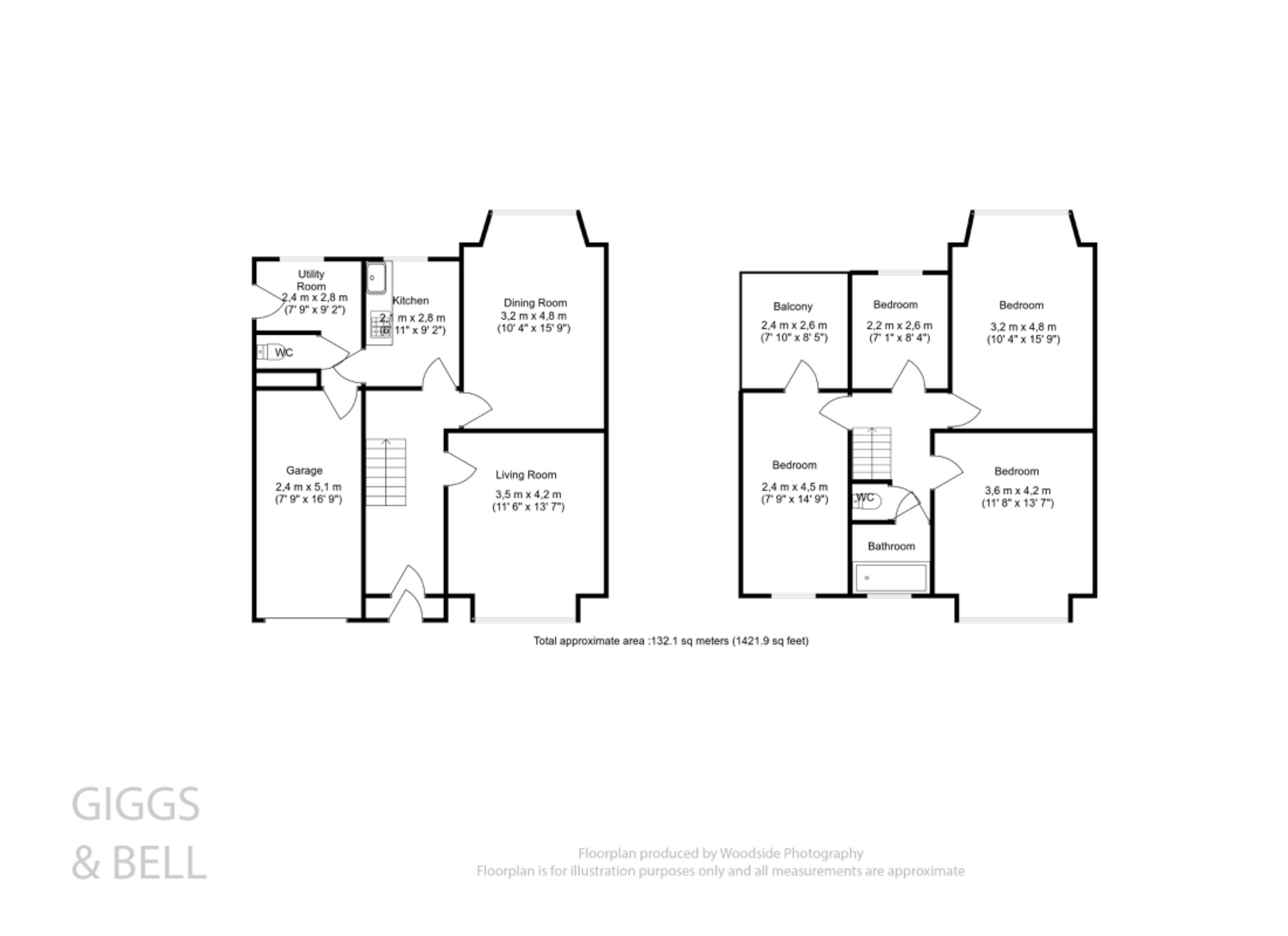 4 bed detached house for sale in Montrose Avenue, Luton - Property Floorplan