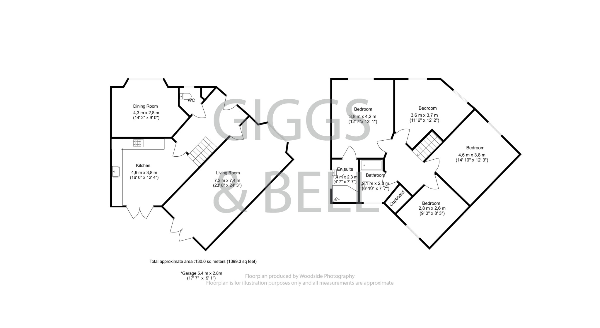 4 bed detached house for sale, Luton - Property Floorplan