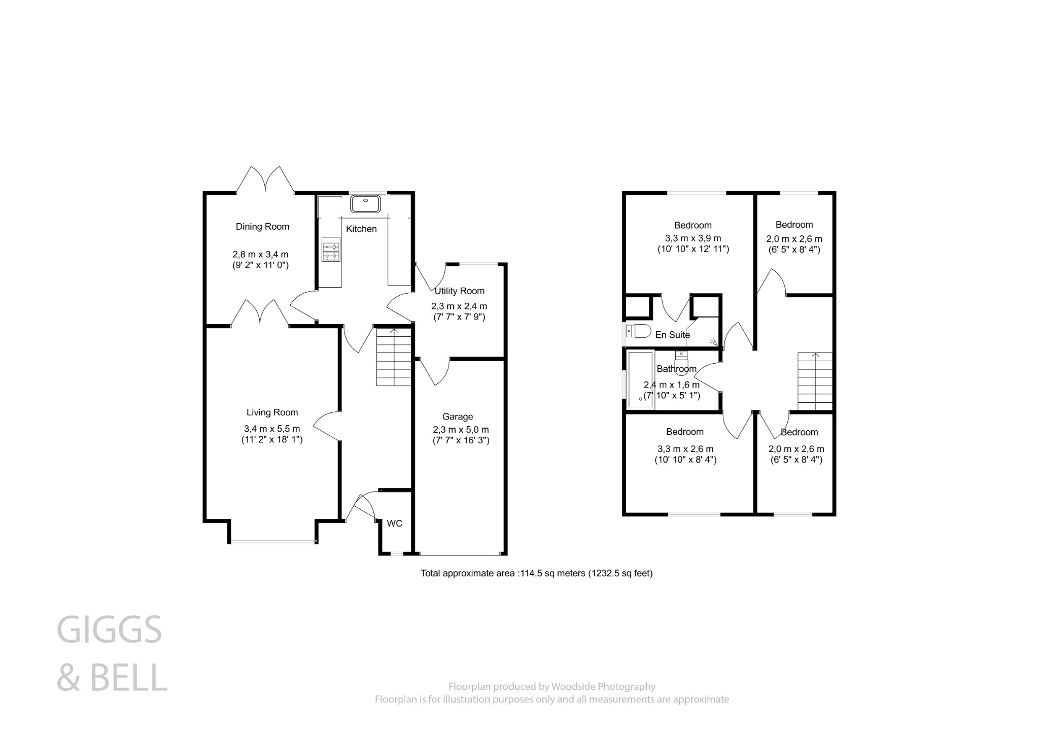 4 bed detached house for sale in Edgcott Close, Bedfordshire - Property Floorplan