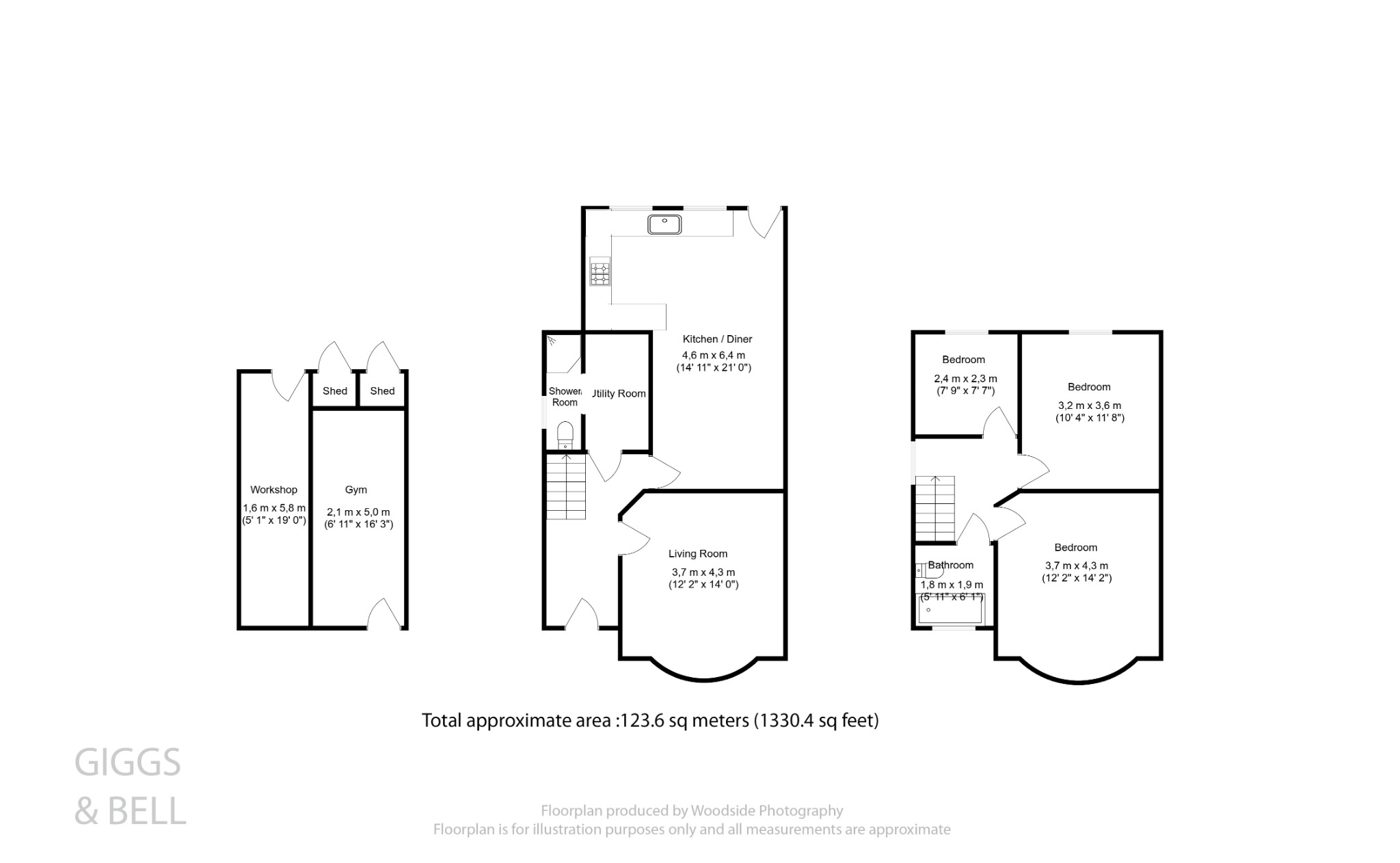 3 bed semi-detached house for sale in Honeygate, Luton - Property Floorplan