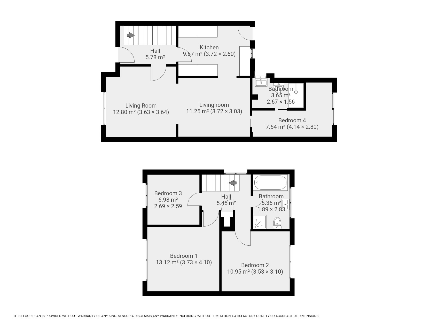 4 bed semi-detached house for sale in Pennine Avenue, Luton - Property Floorplan