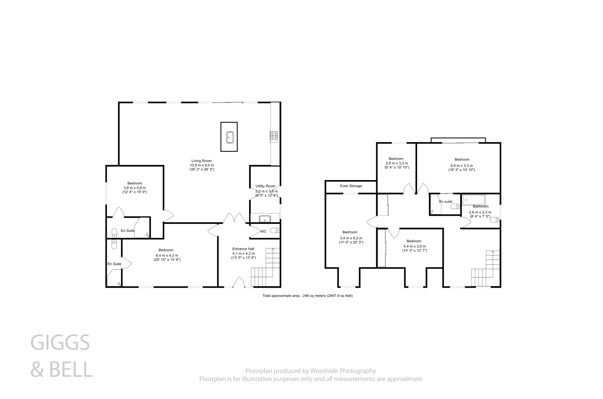 6 bed detached house for sale in Bedford Road, Bedford - Property Floorplan