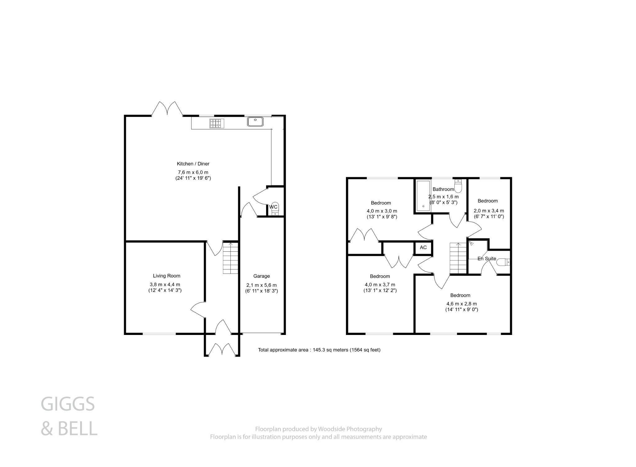 4 bed semi-detached house for sale in Holmbrook Avenue, Luton - Property Floorplan