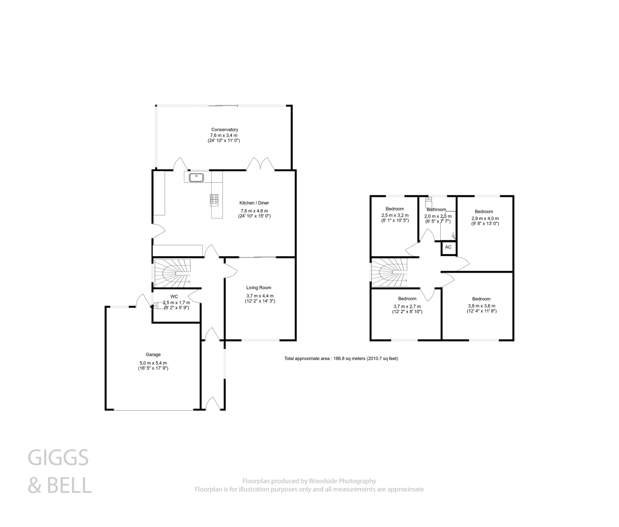 4 bed detached house for sale in Old Bedford Road, Luton - Property Floorplan