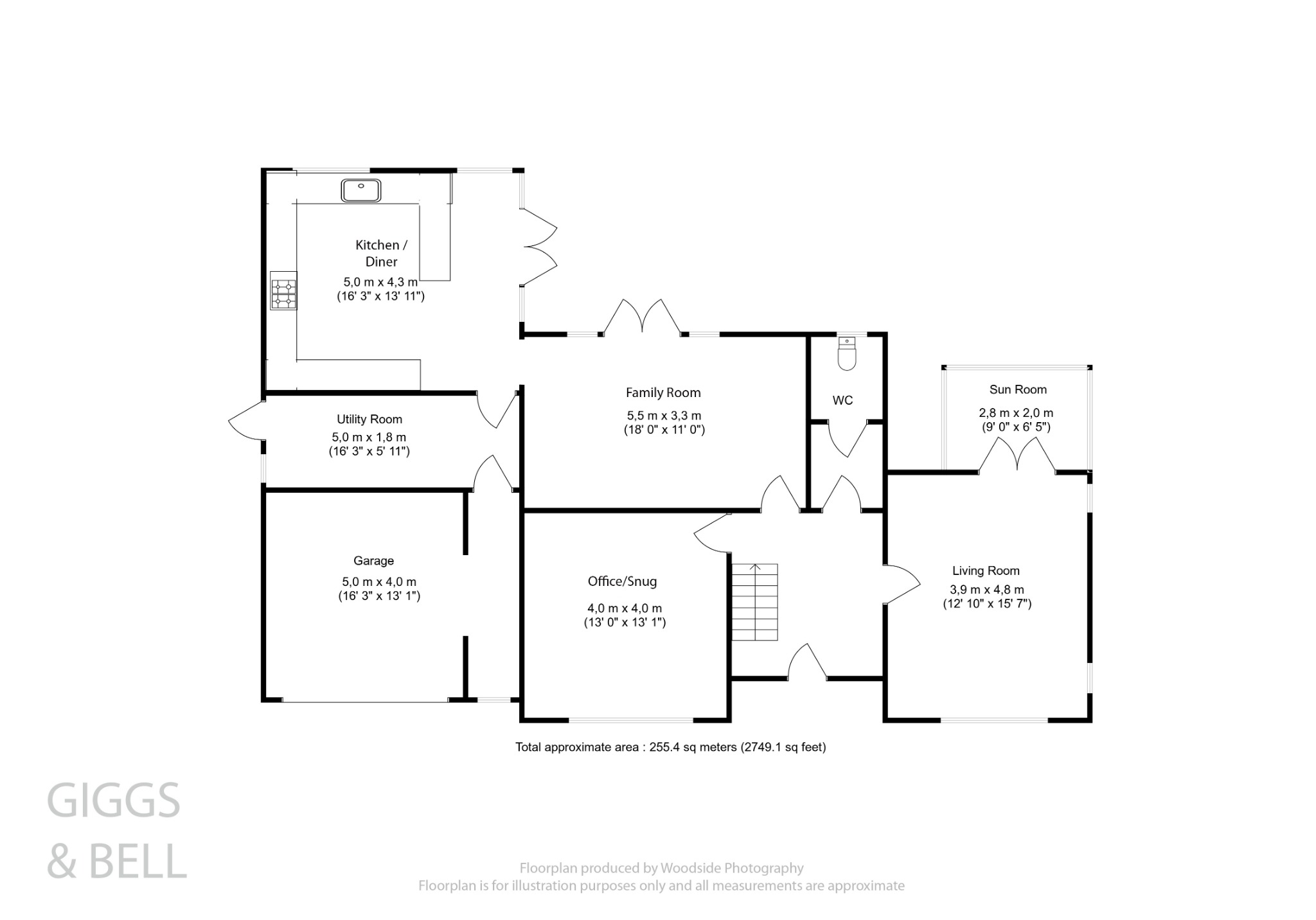 5 bed detached house for sale in Ludlow Avenue, Luton - Property Floorplan