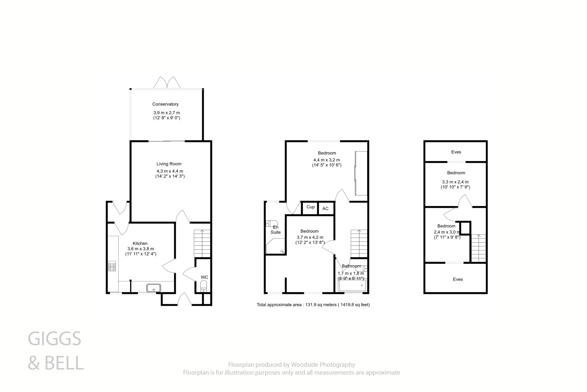 4 bed end of terrace house for sale in Wensleydale, Luton - Property Floorplan