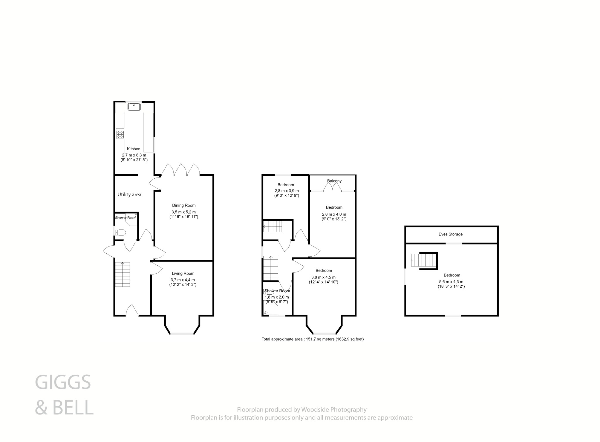 4 bed semi-detached house for sale in Whitehill Avenue, Luton - Property Floorplan