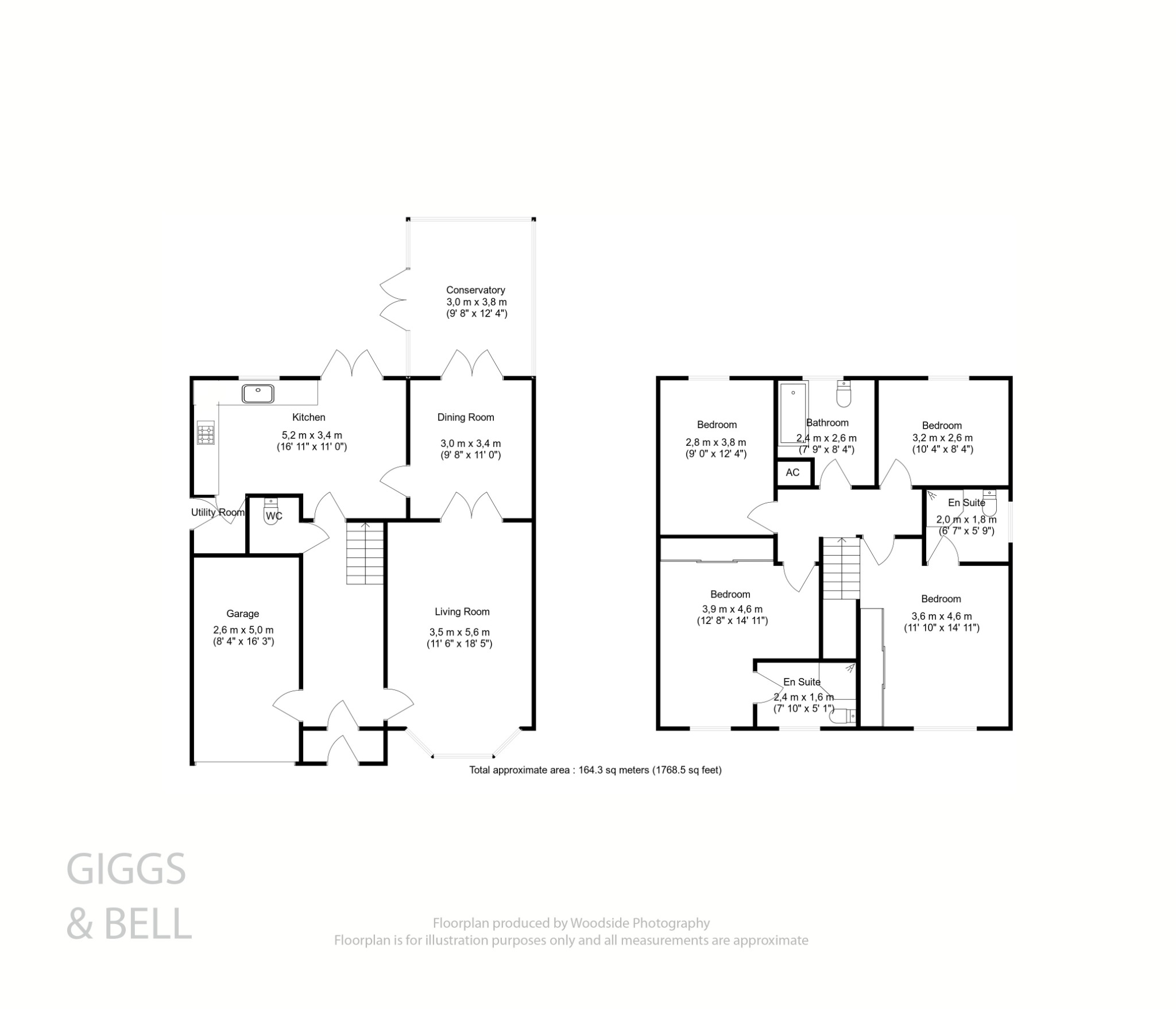 4 bed detached house for sale in Lambert Close, Luton - Property Floorplan