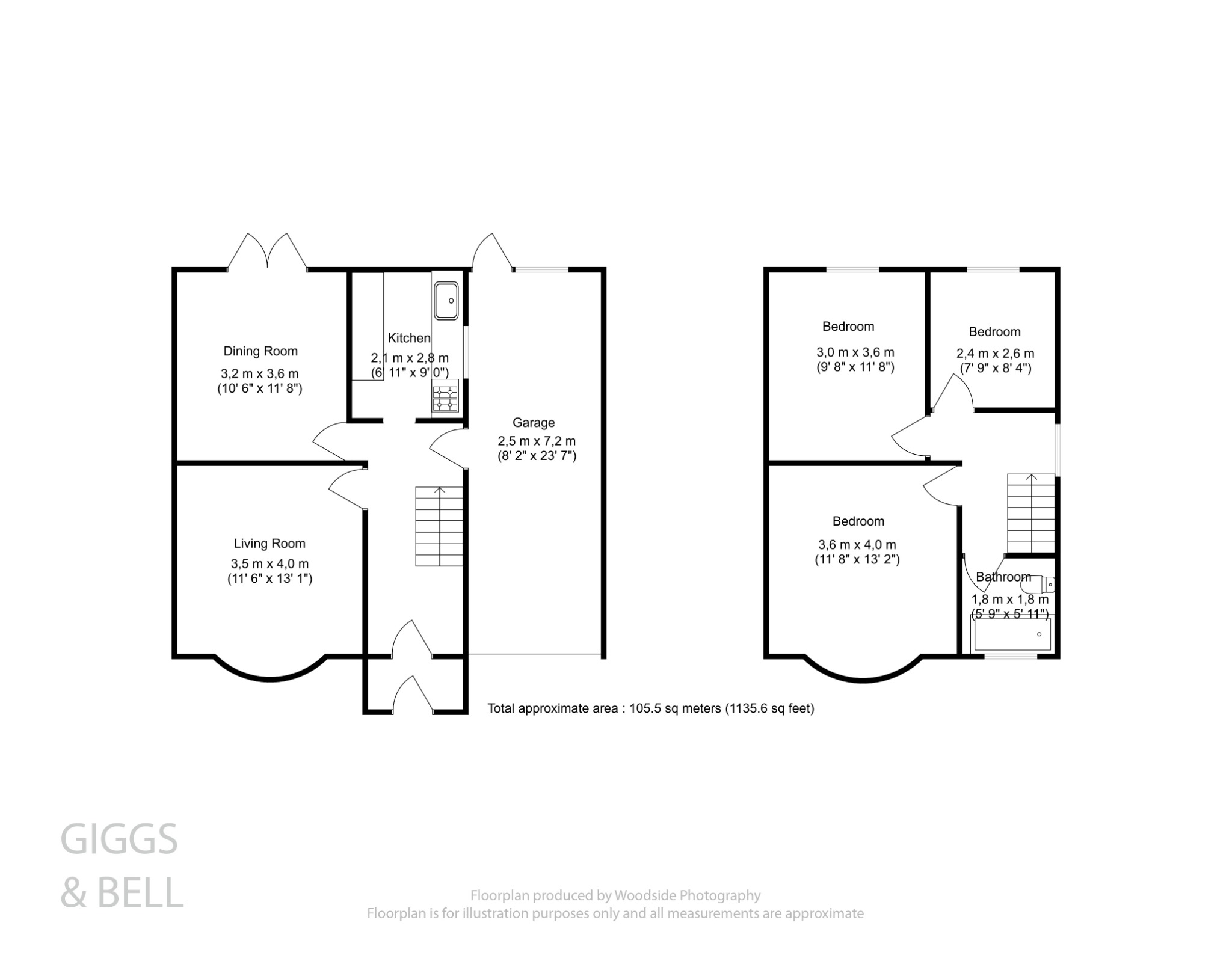 3 bed semi-detached house for sale in High Mead, Luton - Property Floorplan