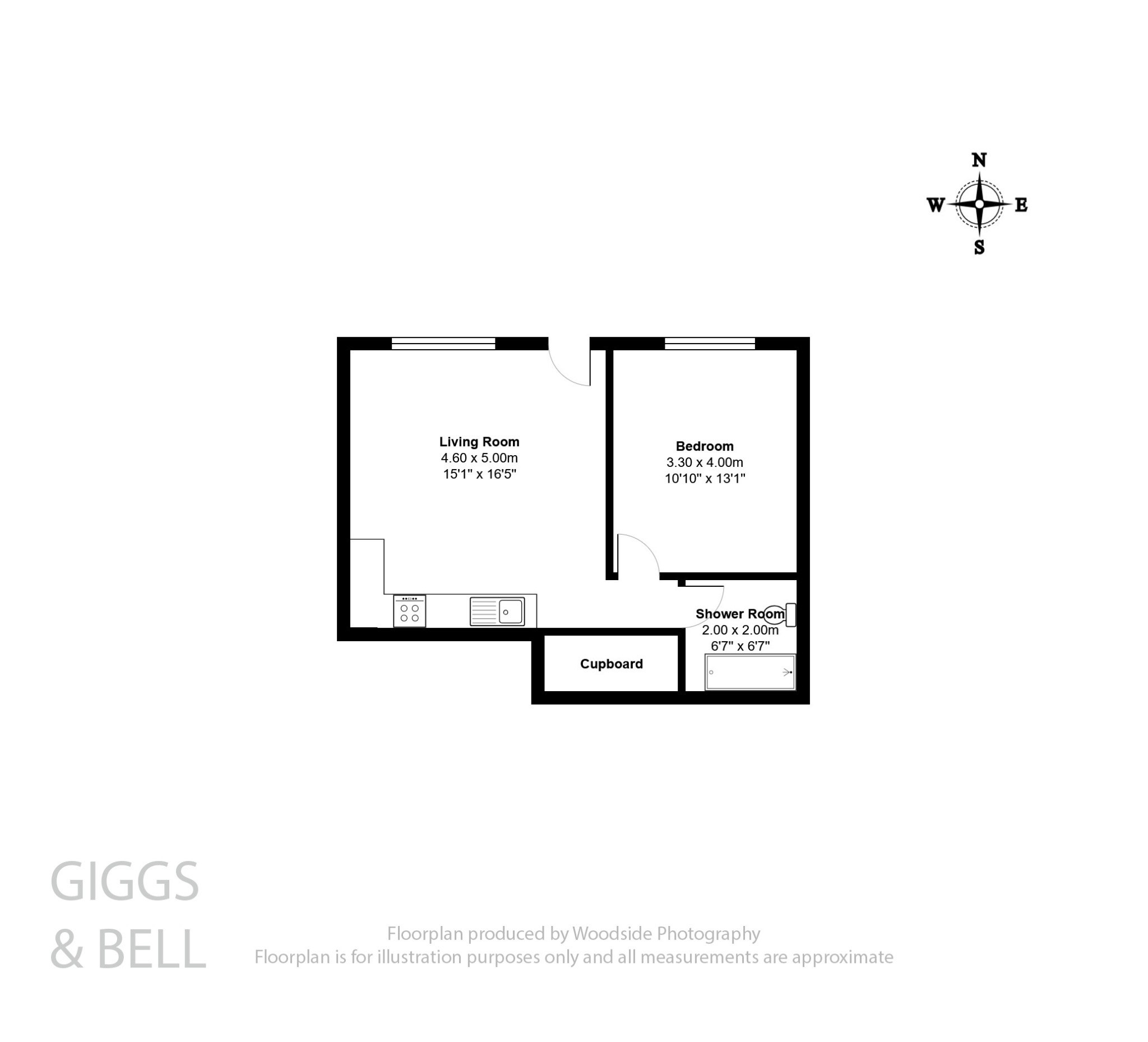 1 bed maisonette for sale in John Street, Luton - Property Floorplan