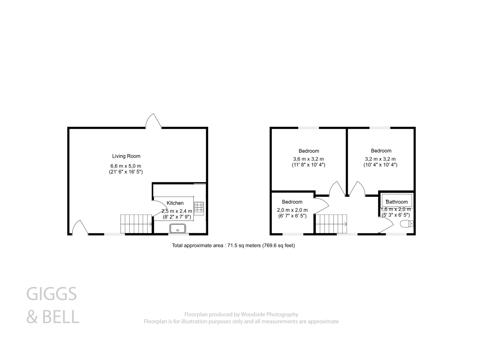 3 bed end of terrace house for sale in Wolston Close, Luton - Property Floorplan