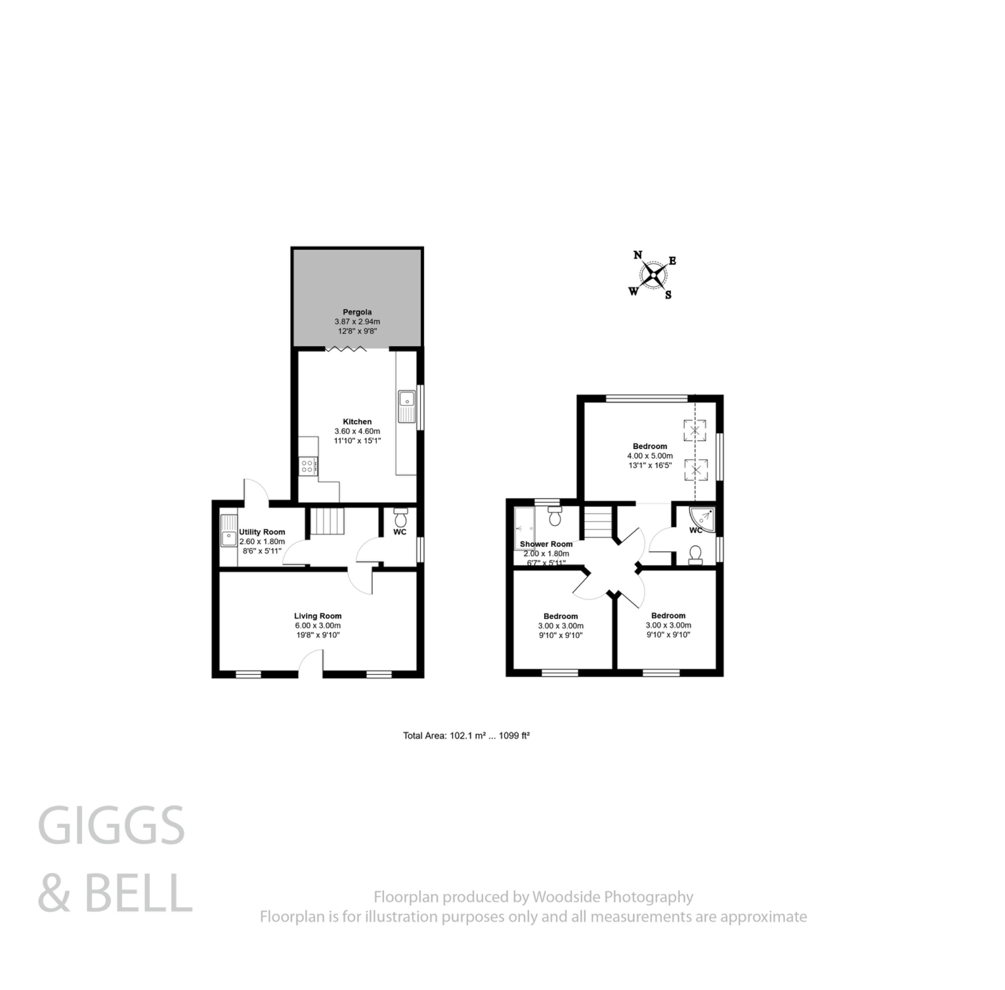 3 bed end of terrace house for sale in East Street, Hertfordshire - Property Floorplan