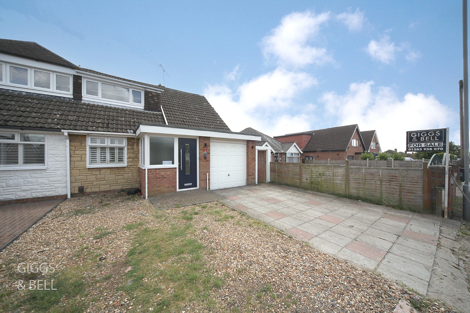 2 bed semi-detached house for sale in Gooseberry Hill, Bedfordshire, LU3 