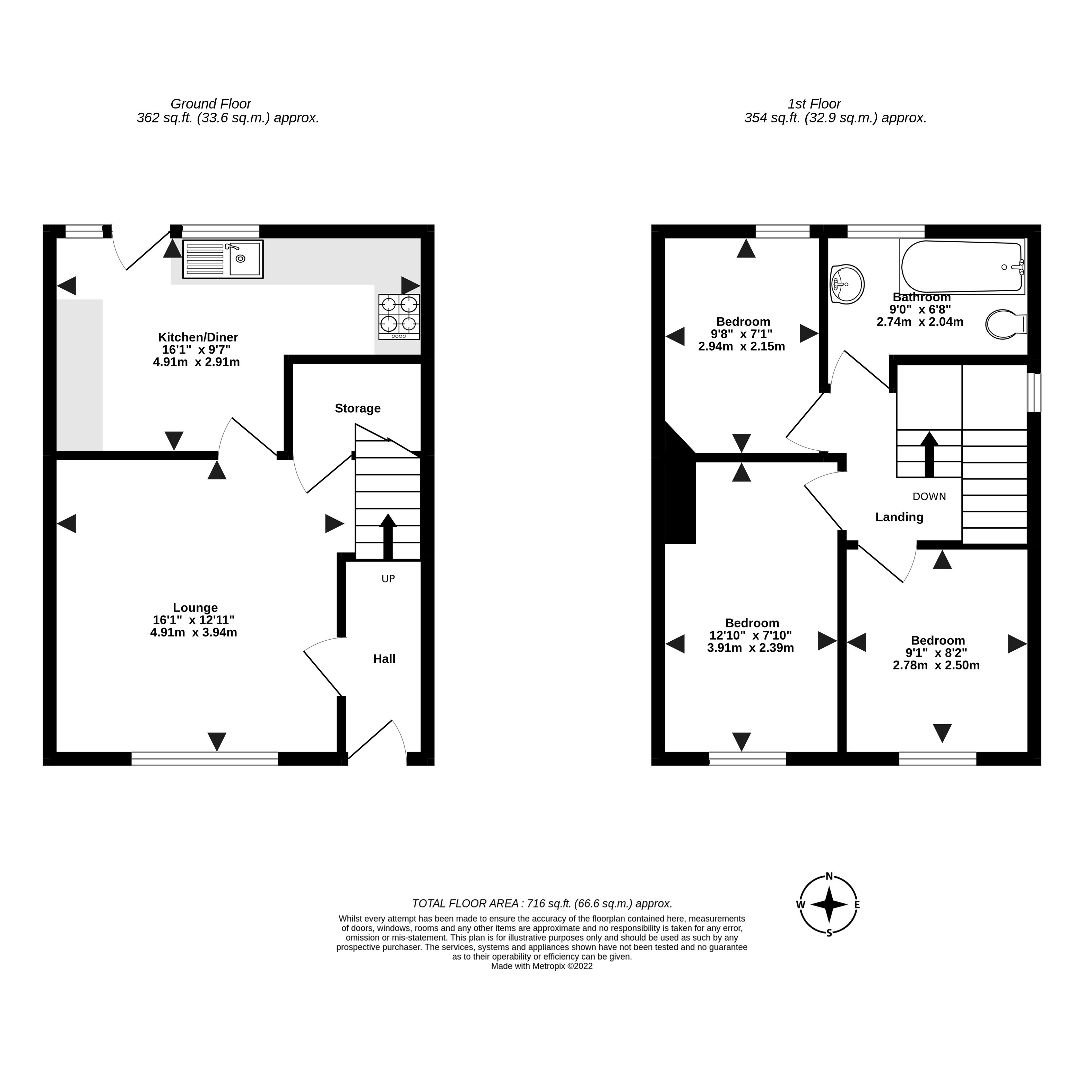 3 bed house to rent in Water Lane, Angmering - Property floorplan