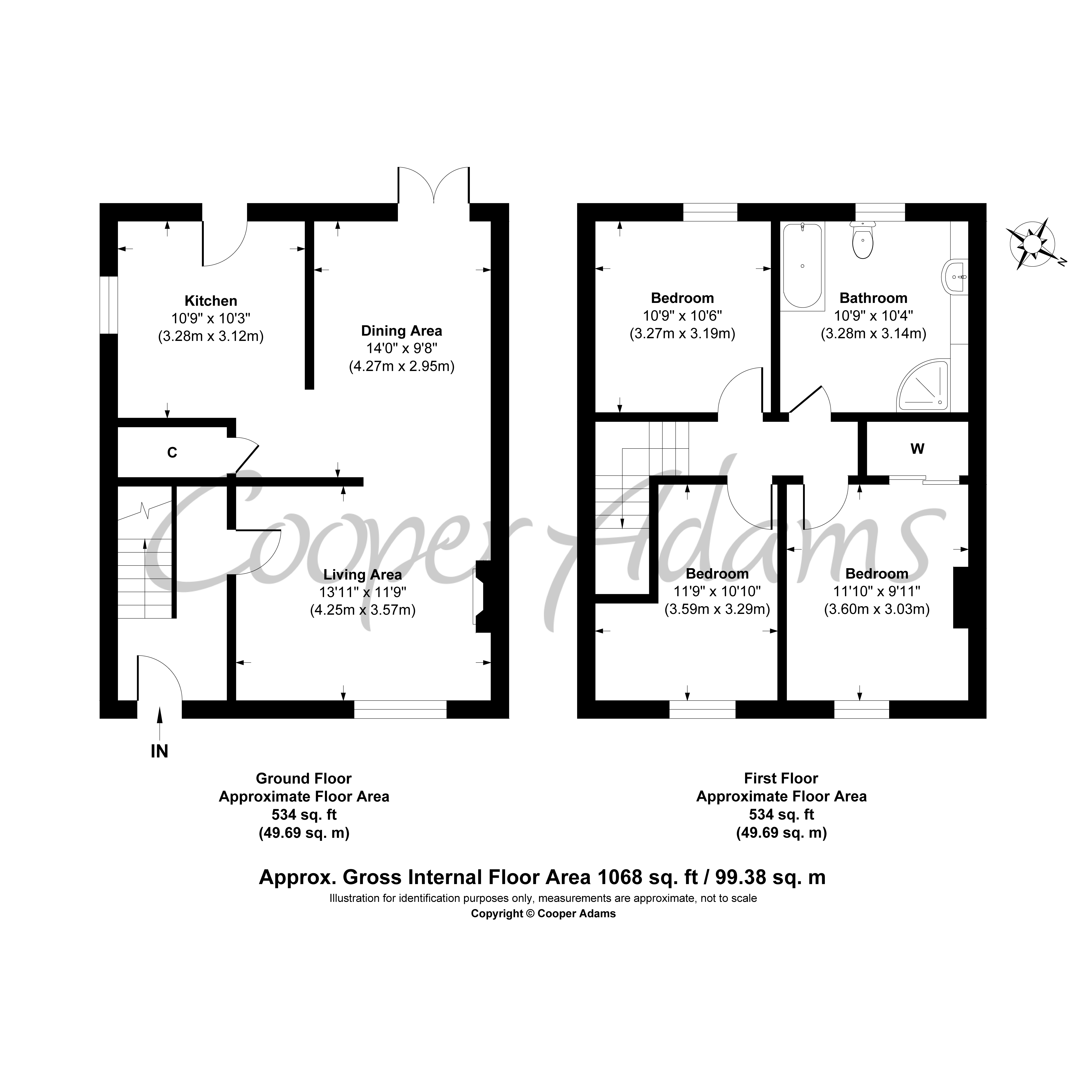 3 bed house for sale in Palmer Road, Angmering - Property floorplan