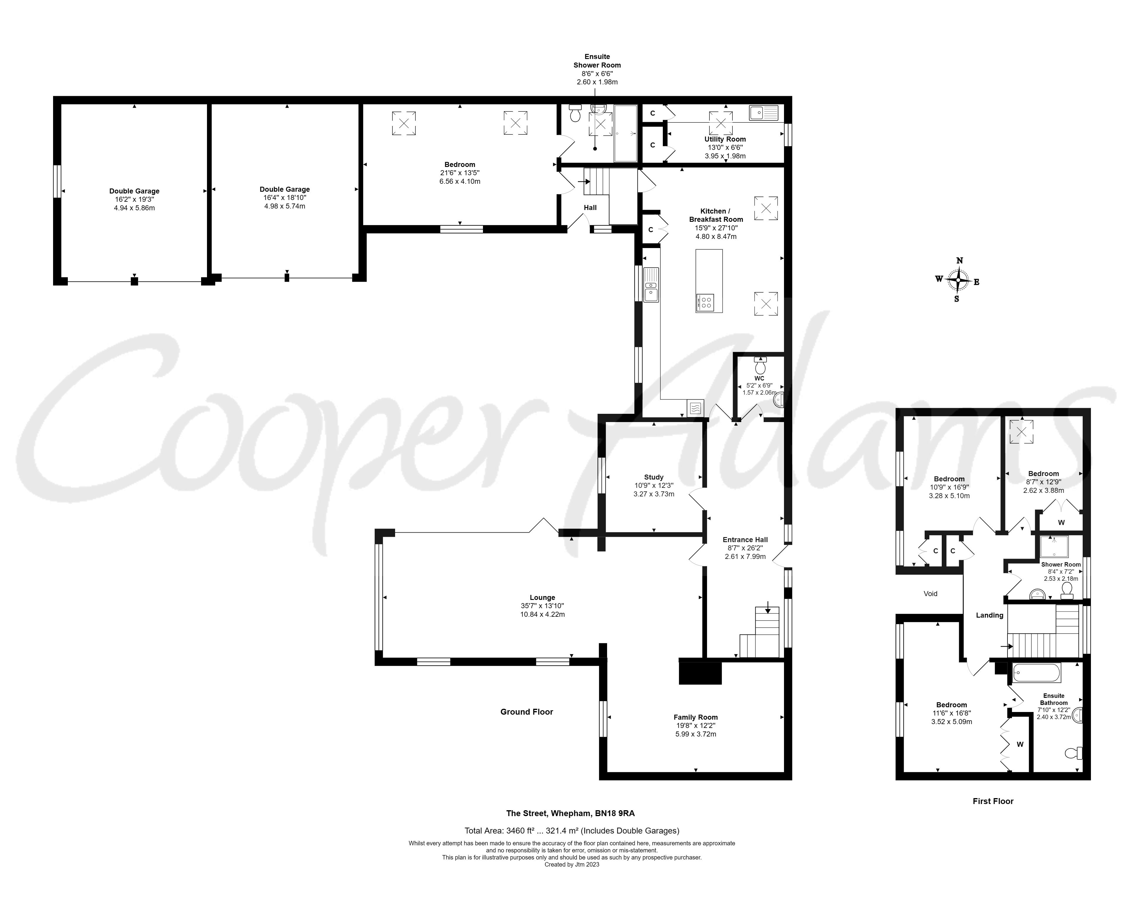 4 bed house for sale in Wepham, Arundel - Property floorplan