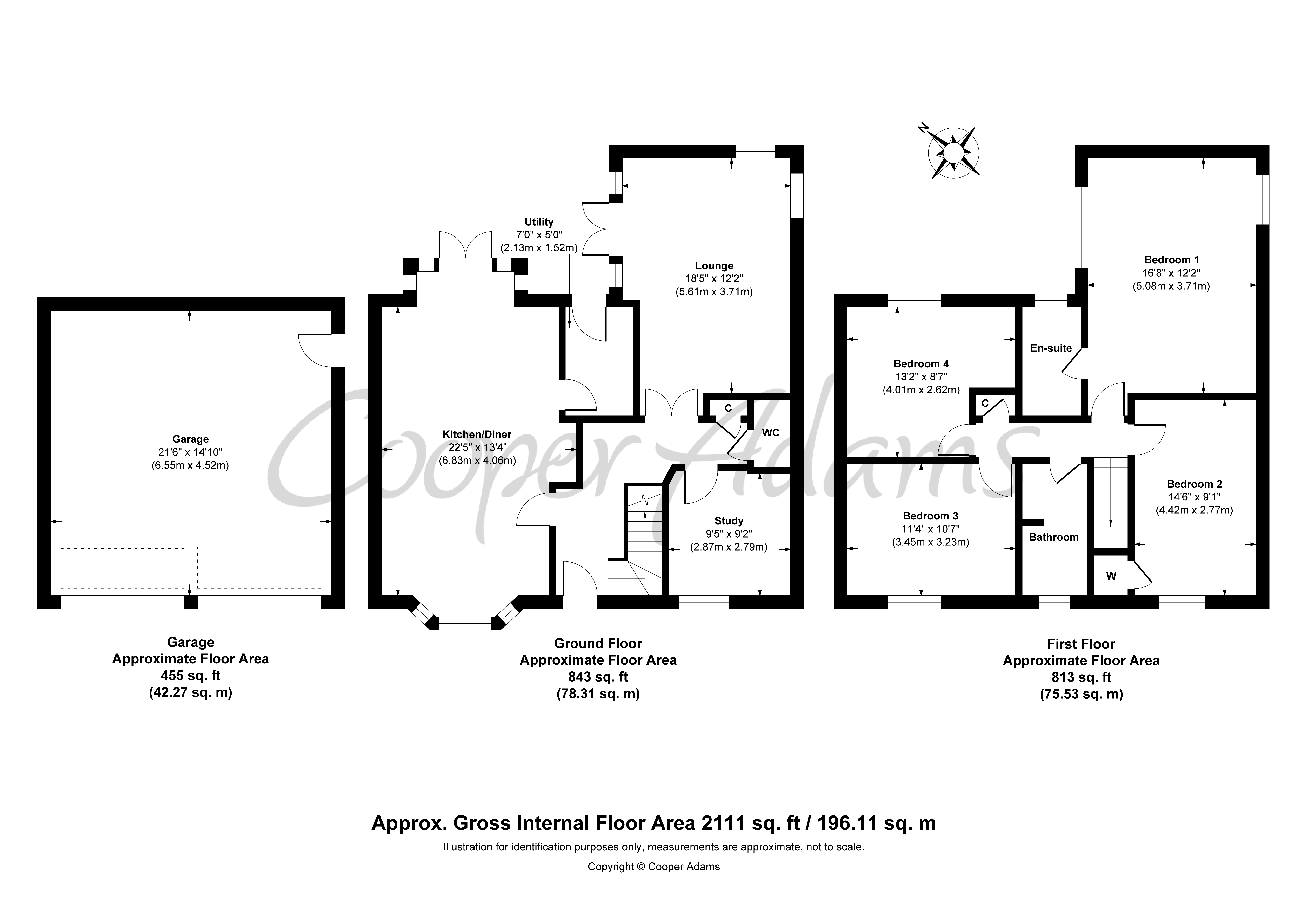 4 bed house for sale in Nanson Lane, Angmering - Property floorplan
