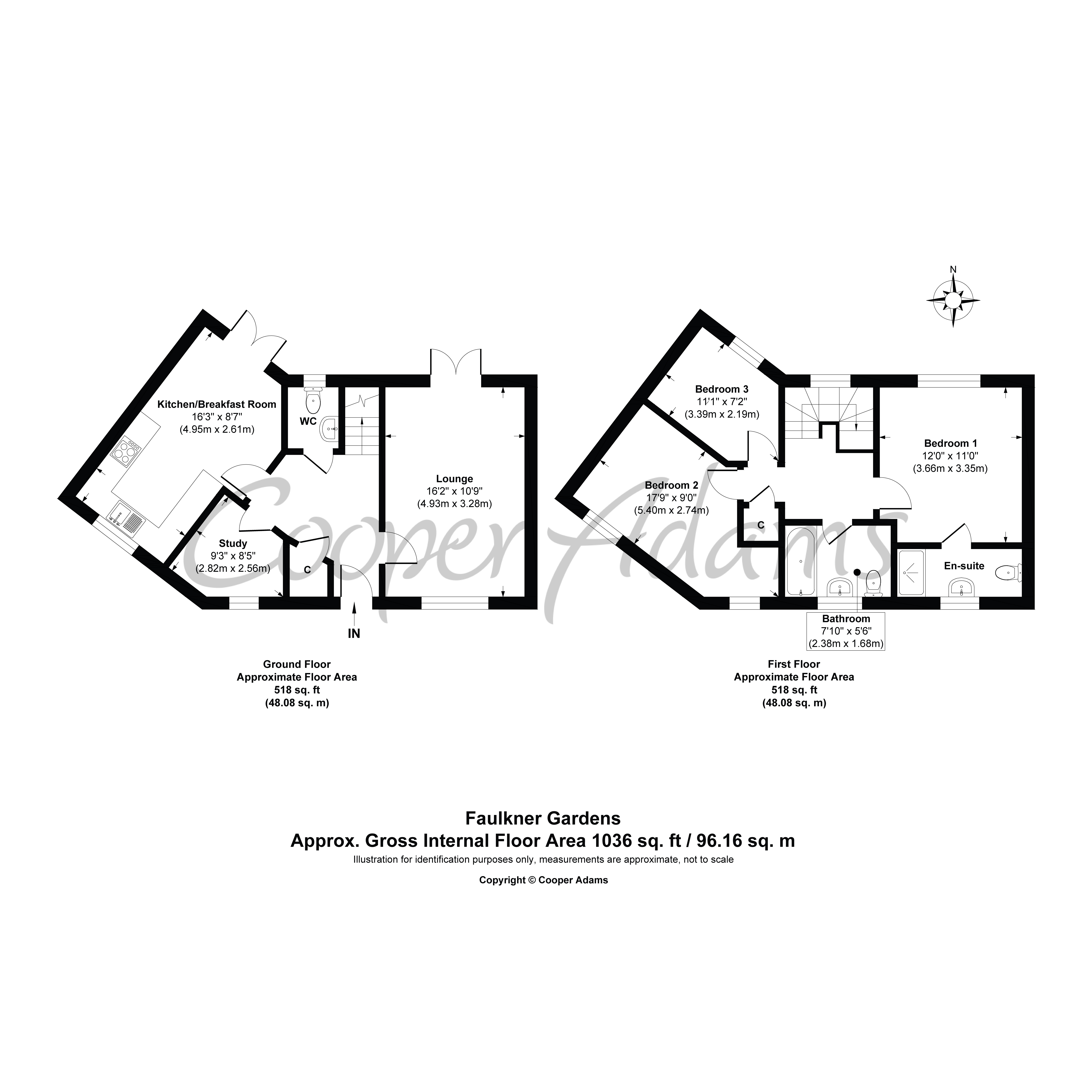 3 bed house to rent in Faulkner Gardens, Wick - Property floorplan