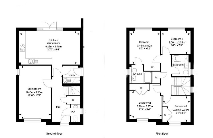 4 bed house for sale in Water Lane & Dappers Lane, Angmering - Property floorplan