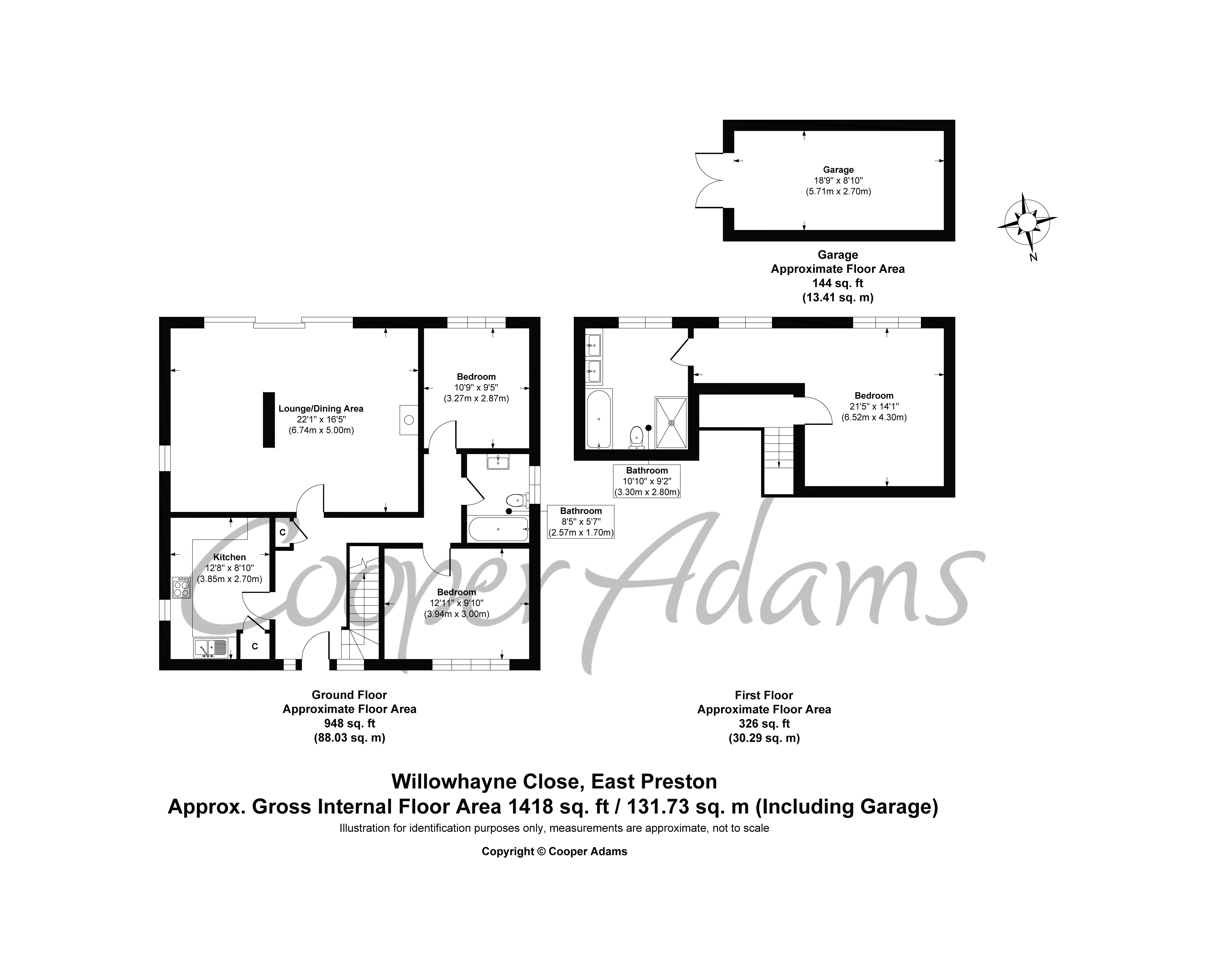 3 bed house for sale in Willowhayne Close, Angmering On Sea Estate - Property floorplan