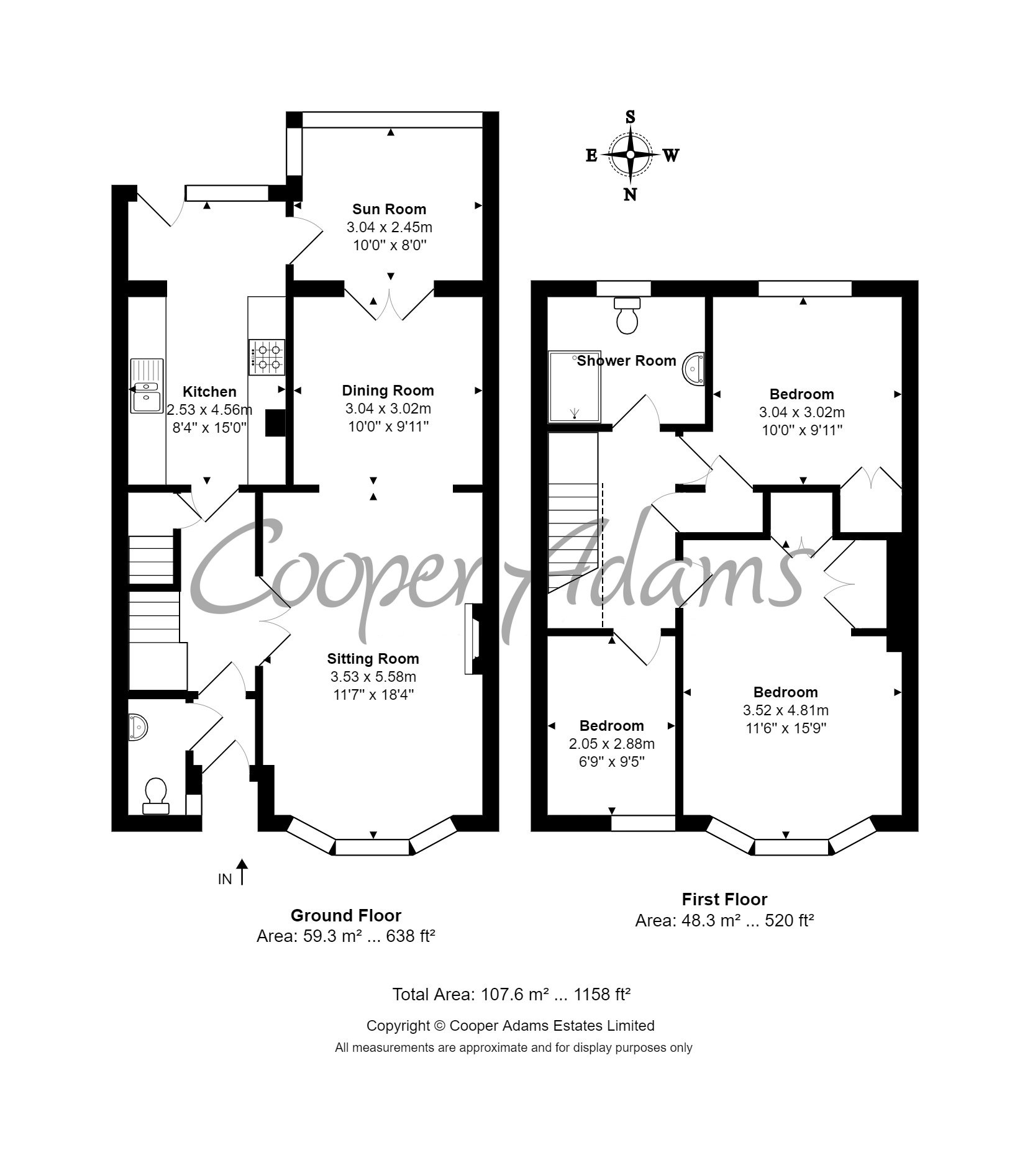 3 bed house for sale in Limetree Close, East Preston - Property floorplan