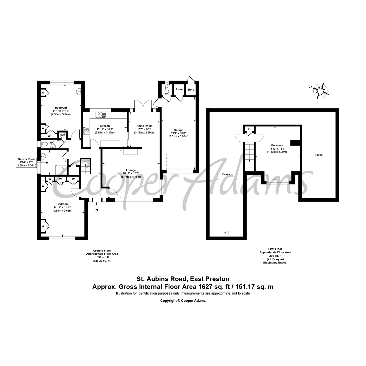 3 bed house for sale in St. Aubins Road, Ferring - Property floorplan