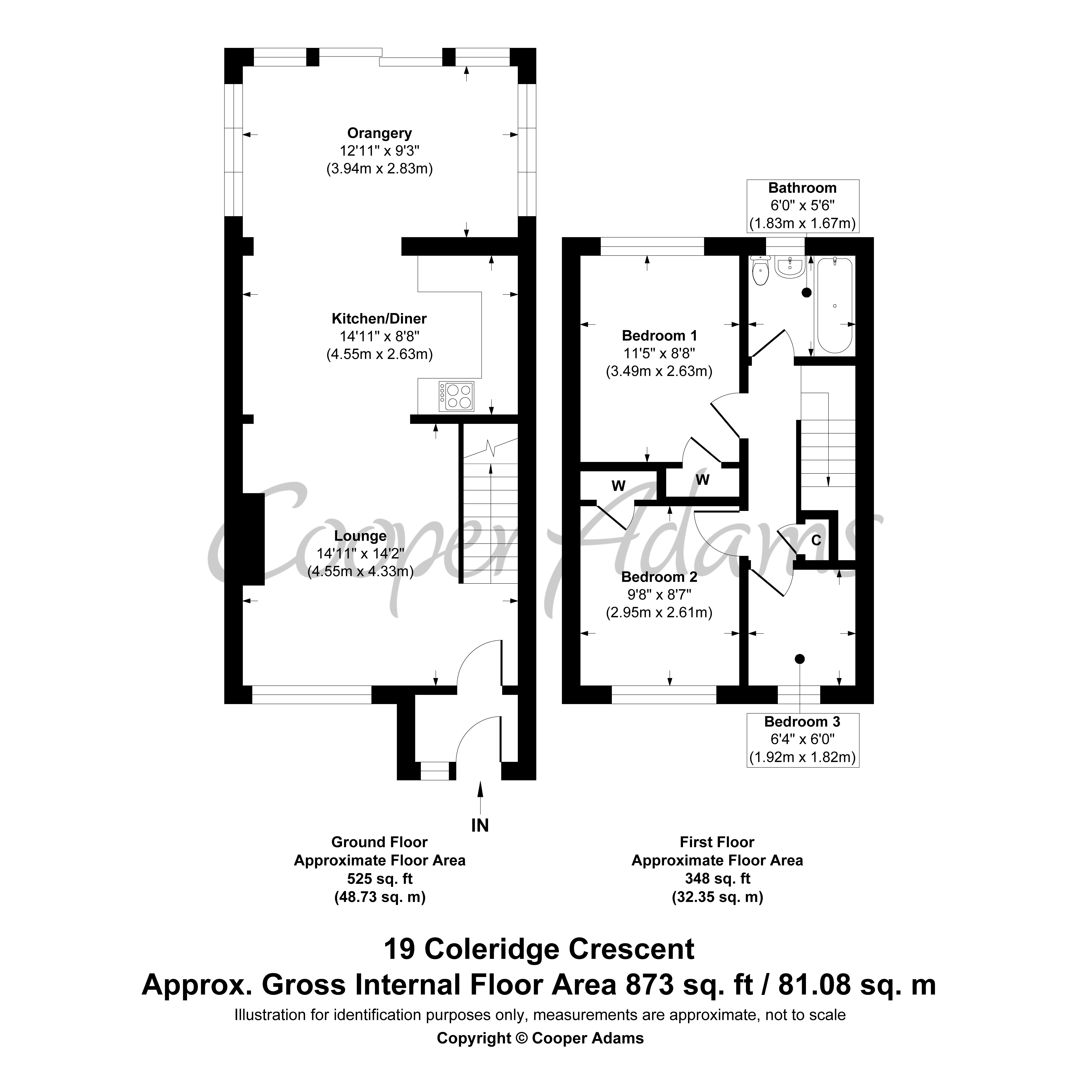 3 bed house to rent in Coleridge Crescent, Goring-by-Sea - Property floorplan