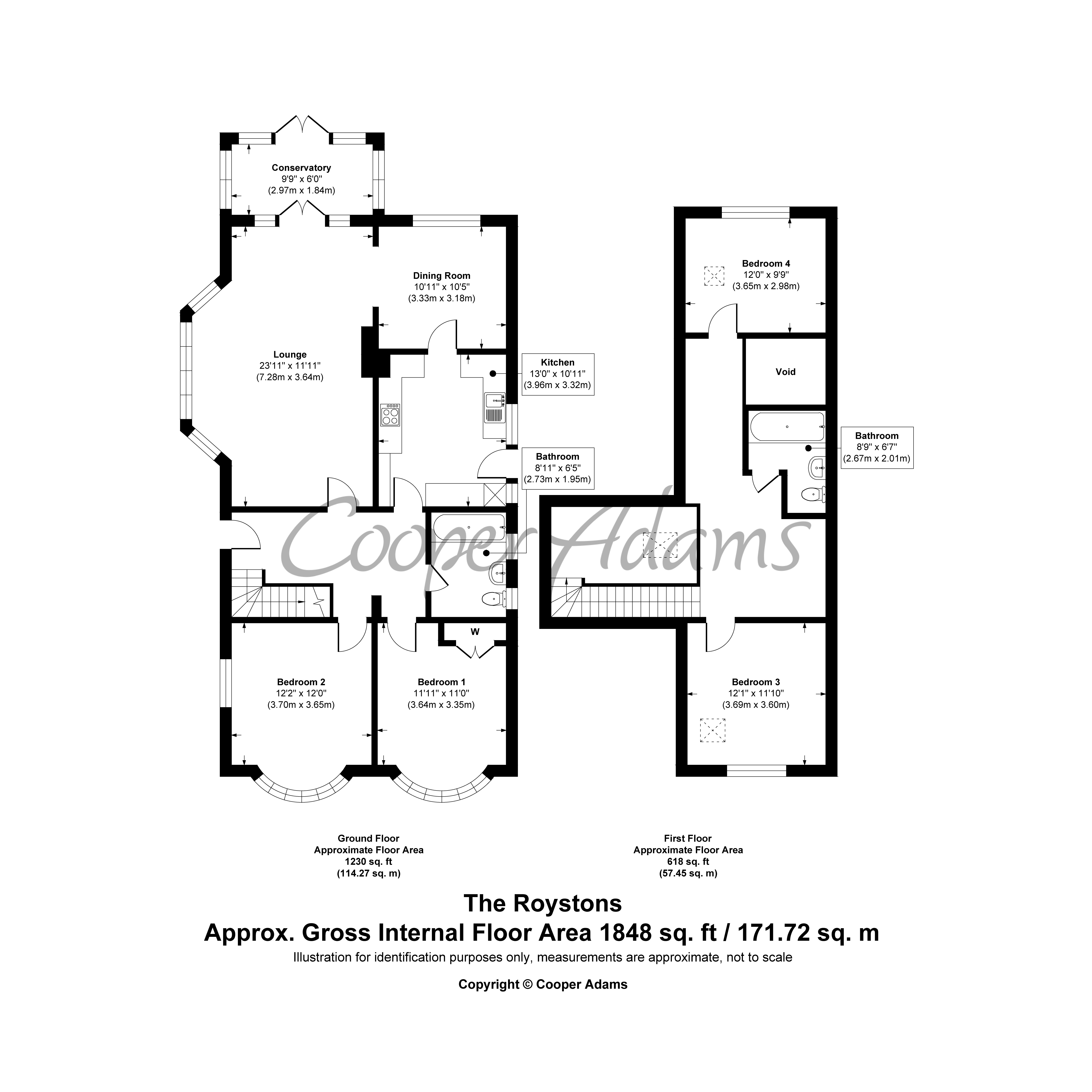 4 bed house to rent in The Roystons, East Preston - Property floorplan