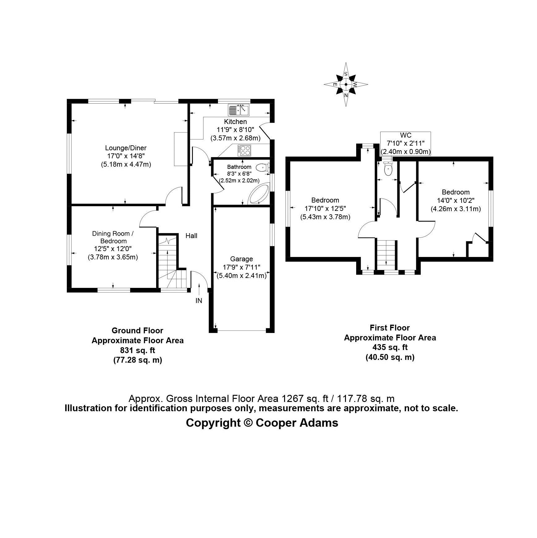 2 bed house for sale in Broadmark Avenue, Rustington - Property Floorplan