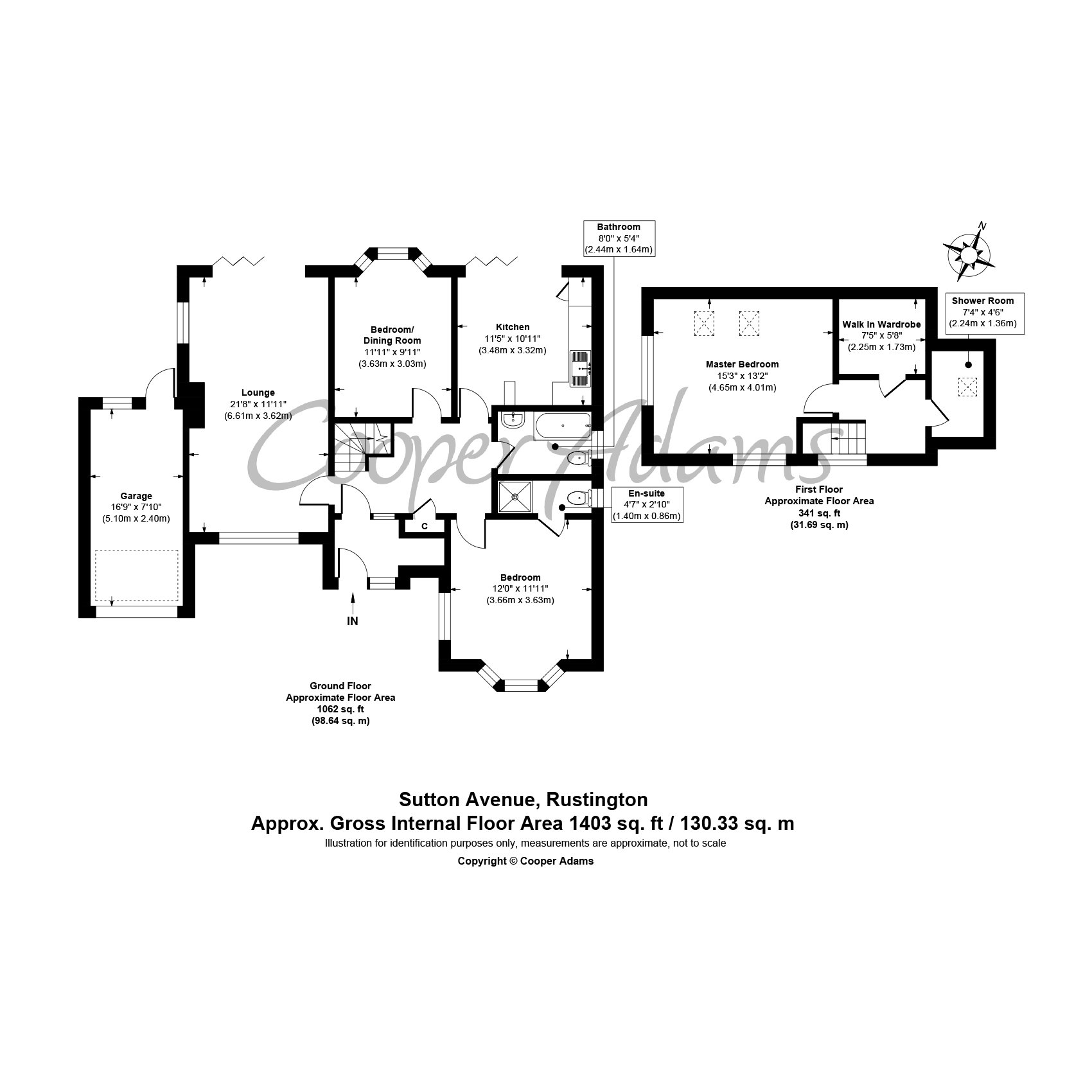 3 bed bungalow for sale in Sutton Avenue, Rustington - Property floorplan
