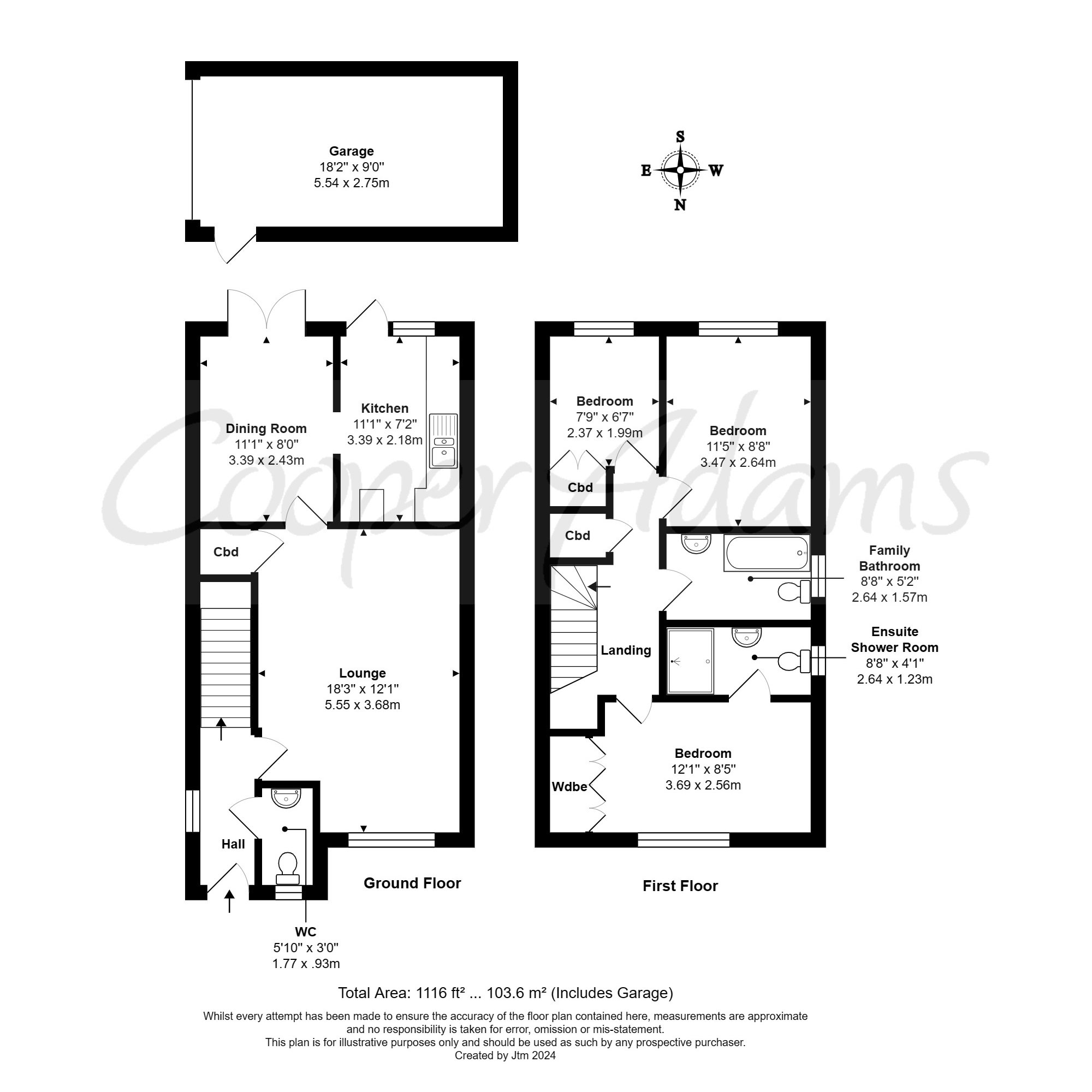 3 bed house for sale in Linnet Close, Littlehampton - Property floorplan