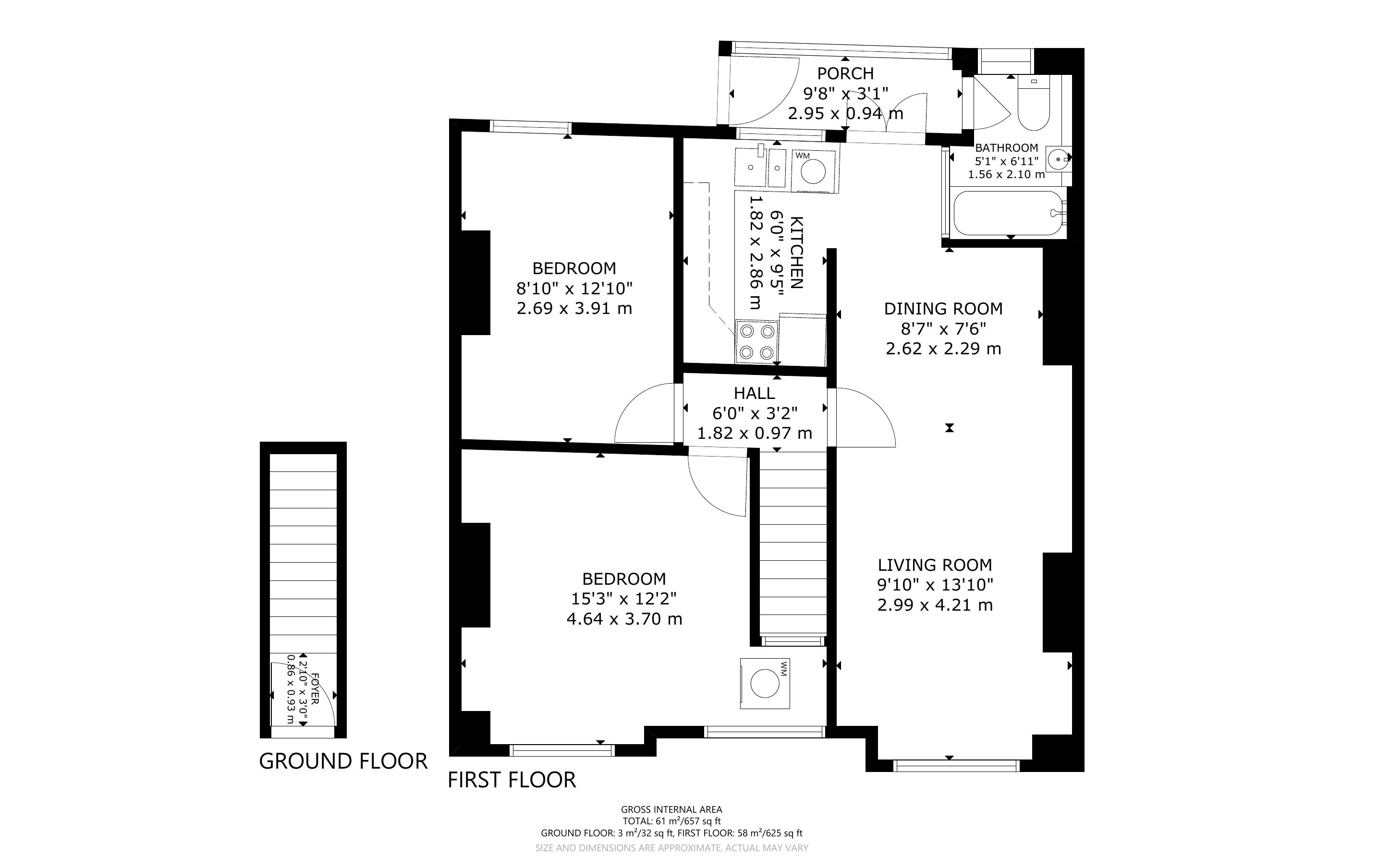2 bed apartment for sale in Longford Road, Bognor Regis - Property Floorplan