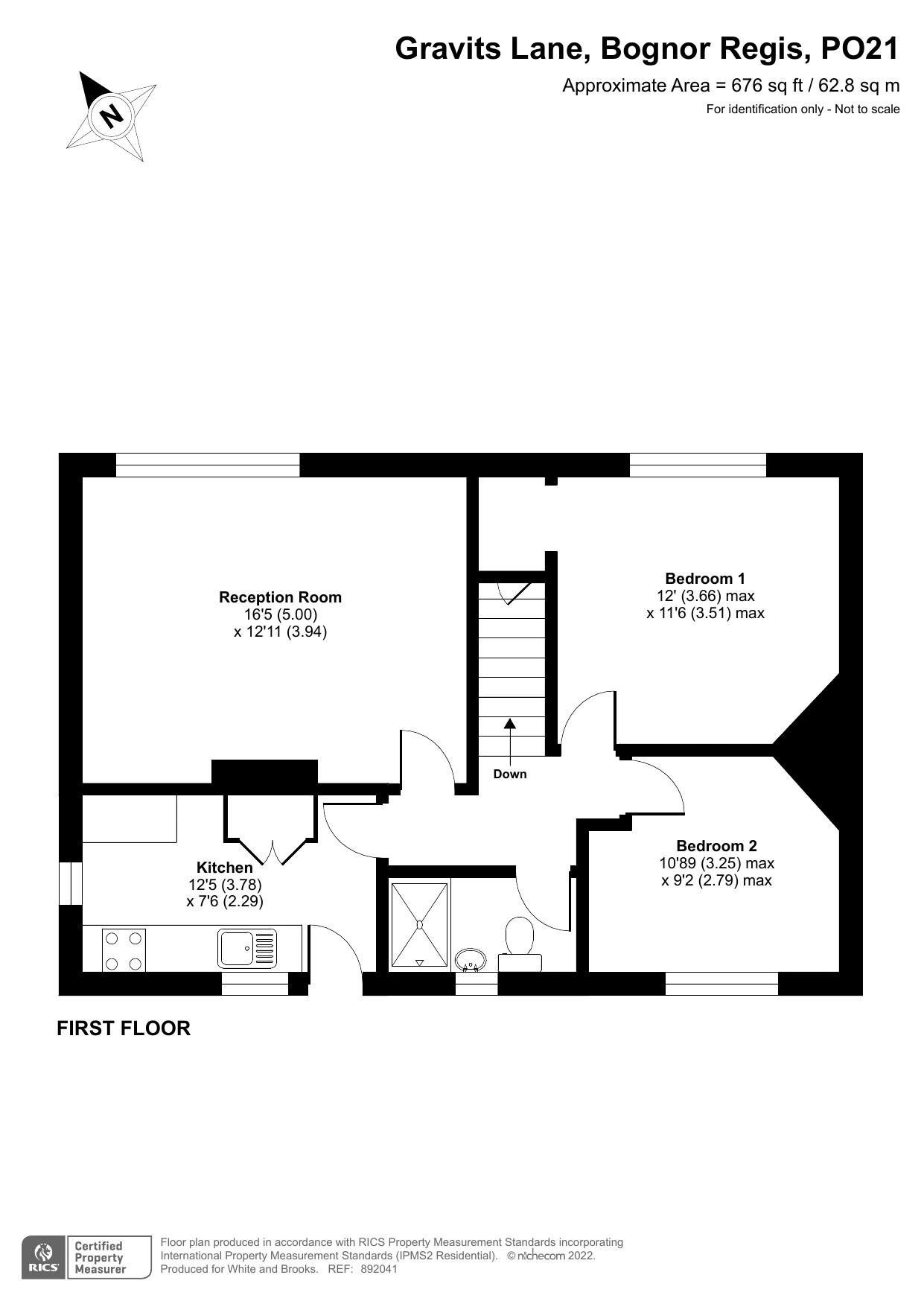2 bed apartment for sale in Gravits Lane, Bognor Regis - Property Floorplan