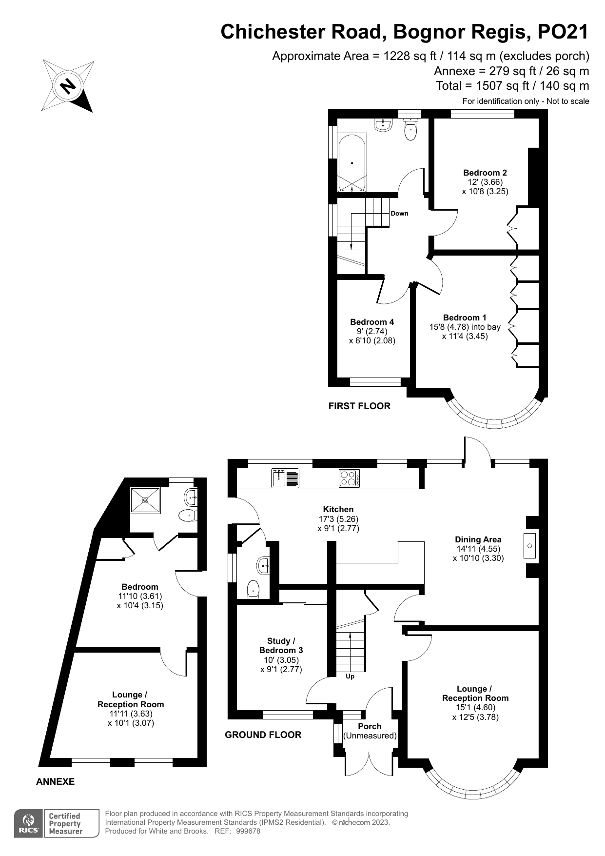 5 bed house for sale in Chichester Road, Bognor Regis - Property Floorplan