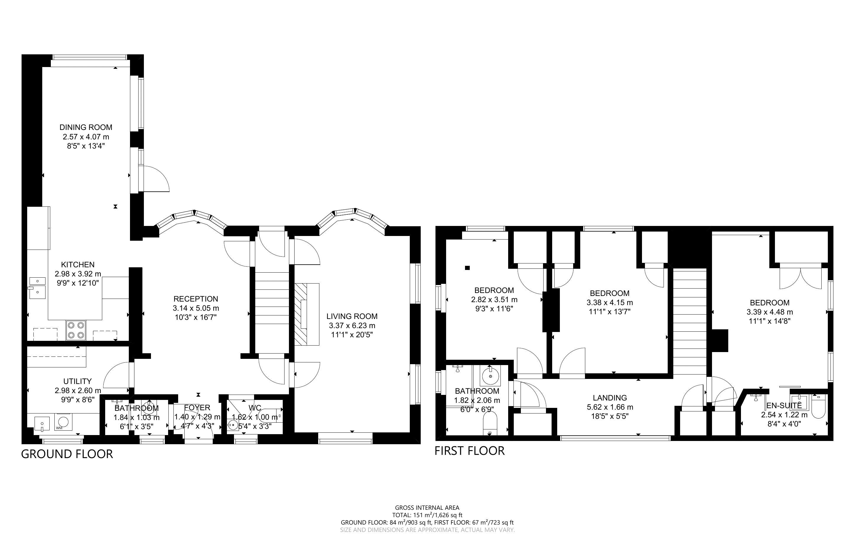 3 bed house for sale in Sylvan Way, Bognor Regis - Property Floorplan