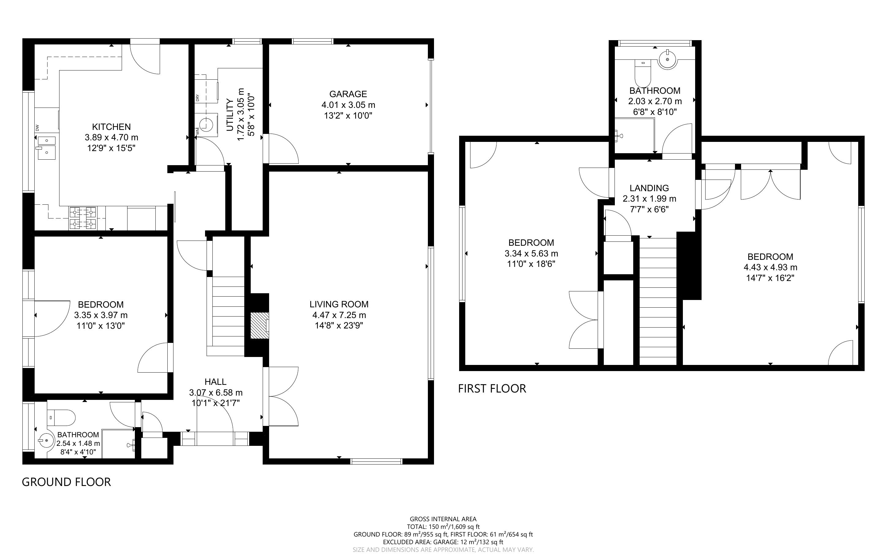 3 bed bungalow for sale in Viscount Drive, Bognor Regis - Property Floorplan