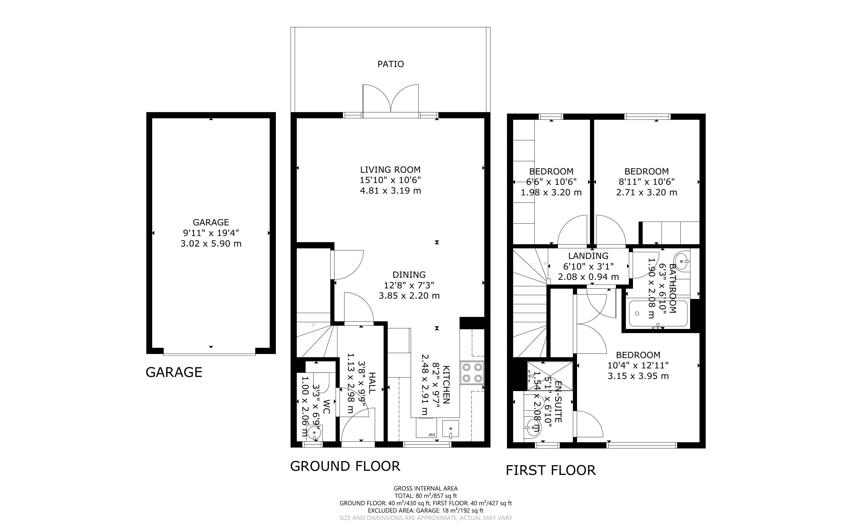 3 bed house for sale in Allin Way, Felpham - Property Floorplan