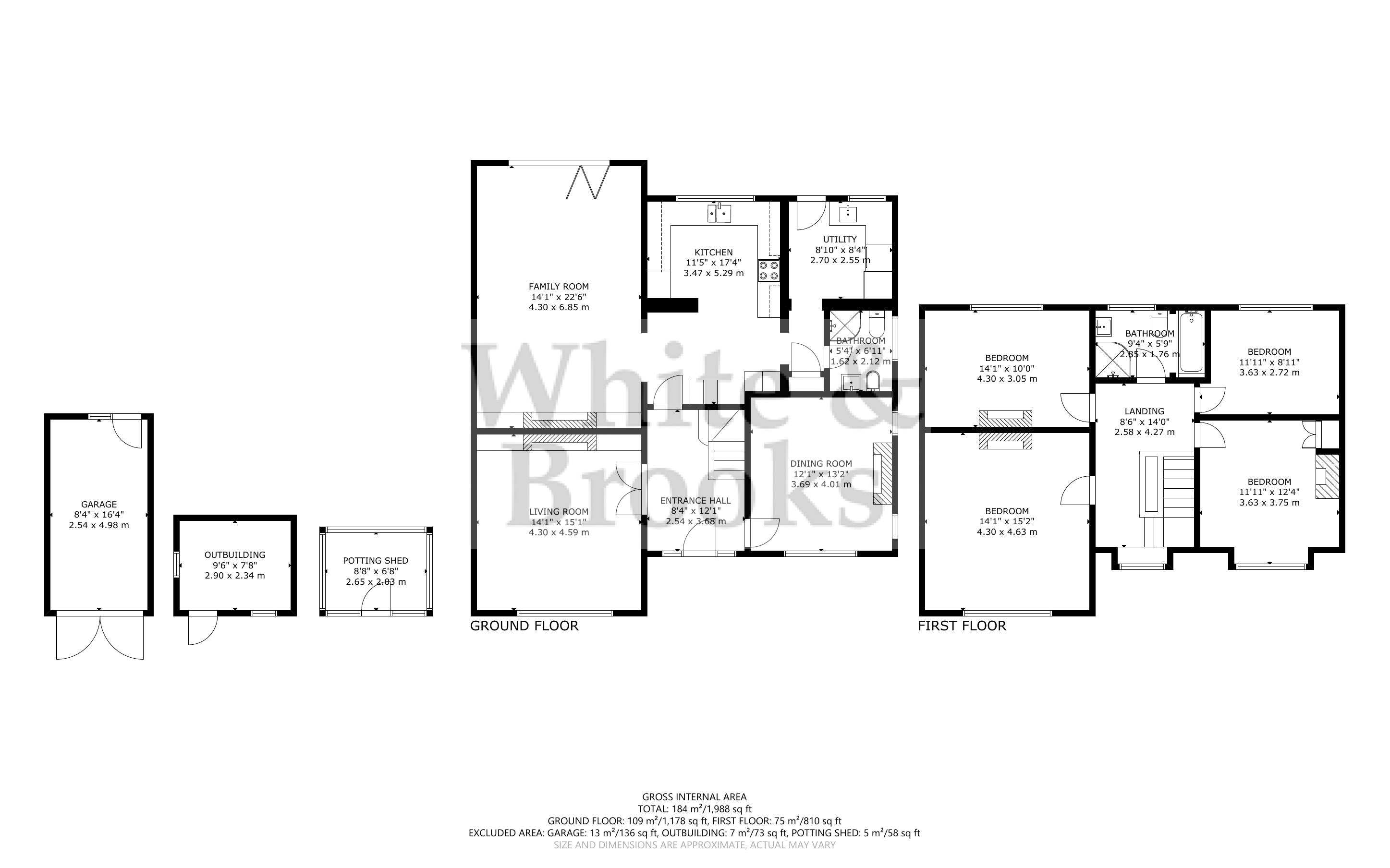 4 bed house for sale in Marshall Avenue, Bognor Regis - Property Floorplan