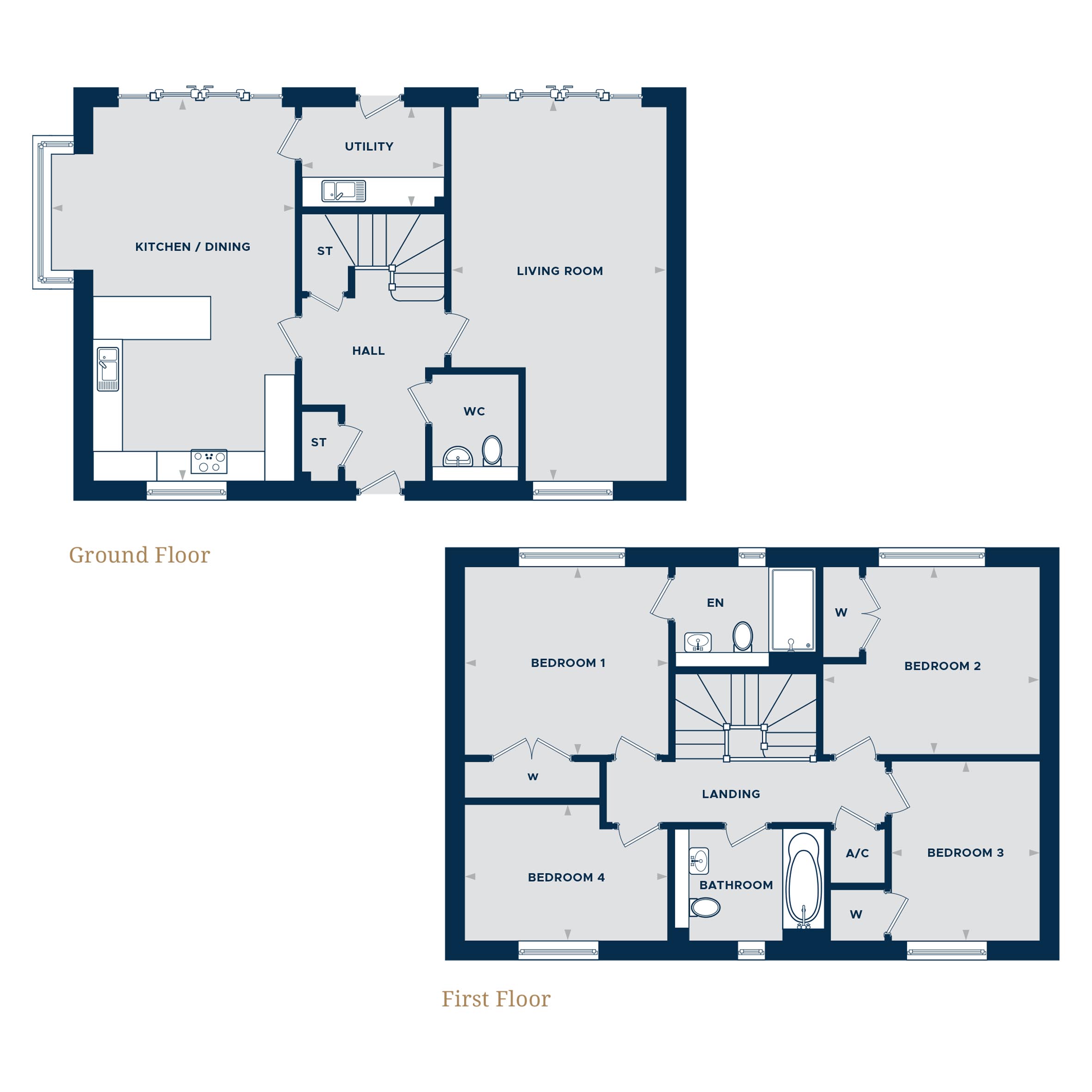 4 bed house for sale in Barnham Road, Eastergate - Property Floorplan