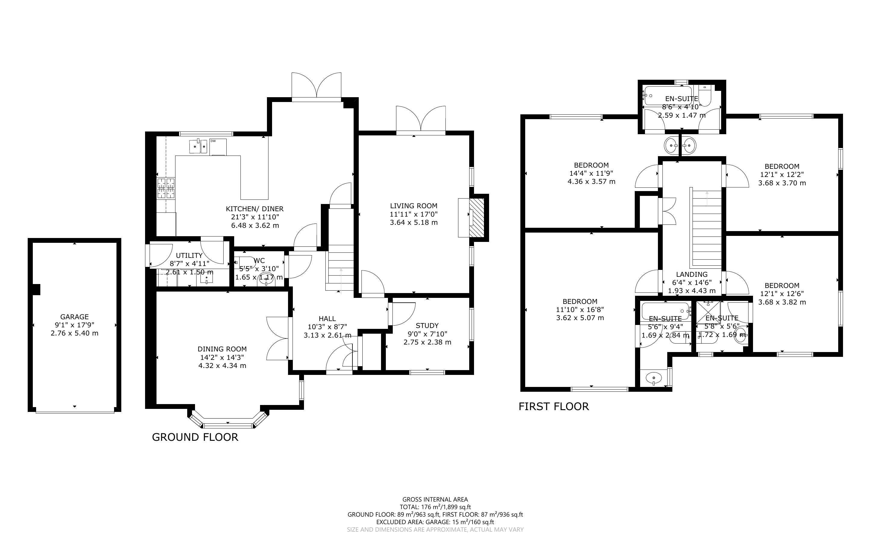 4 bed house for sale in Fourteen Acre Avenue, Felpham - Property Floorplan