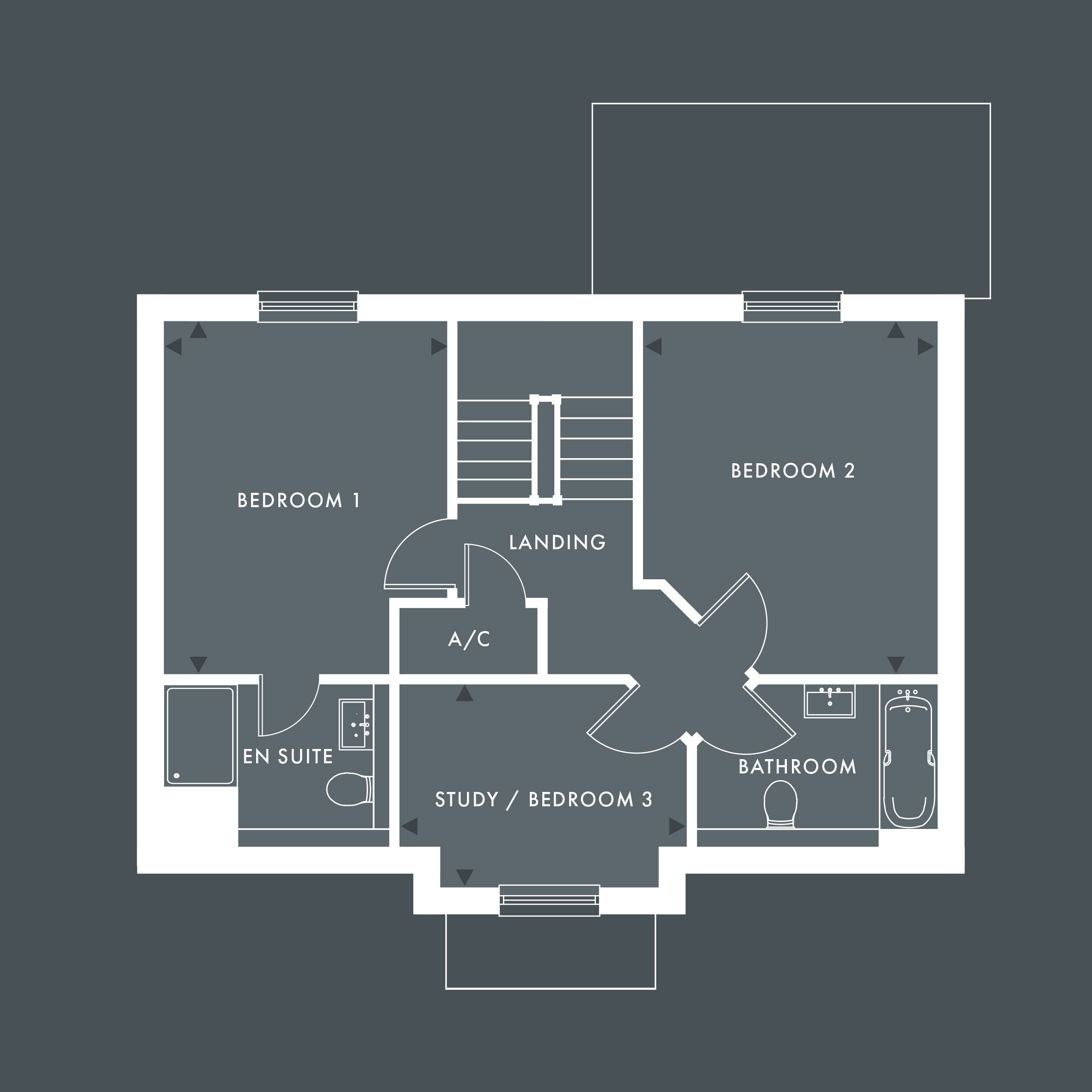 3 bed house for sale in Penny Mile, Coombe Road - Property Floorplan